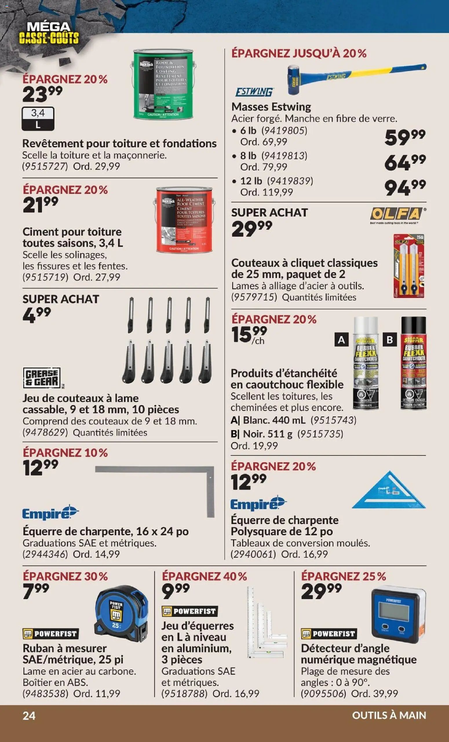 Princess Auto circulaire - 2 Semaines de Soldes !