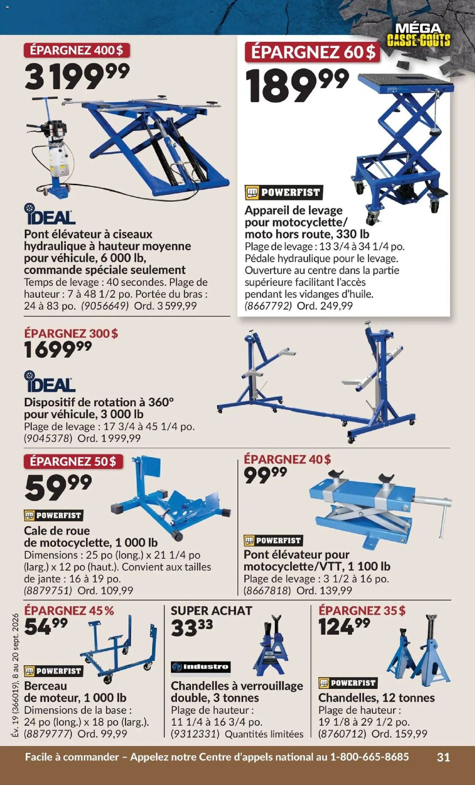 Princess Auto circulaire - 2 Semaines de Soldes !