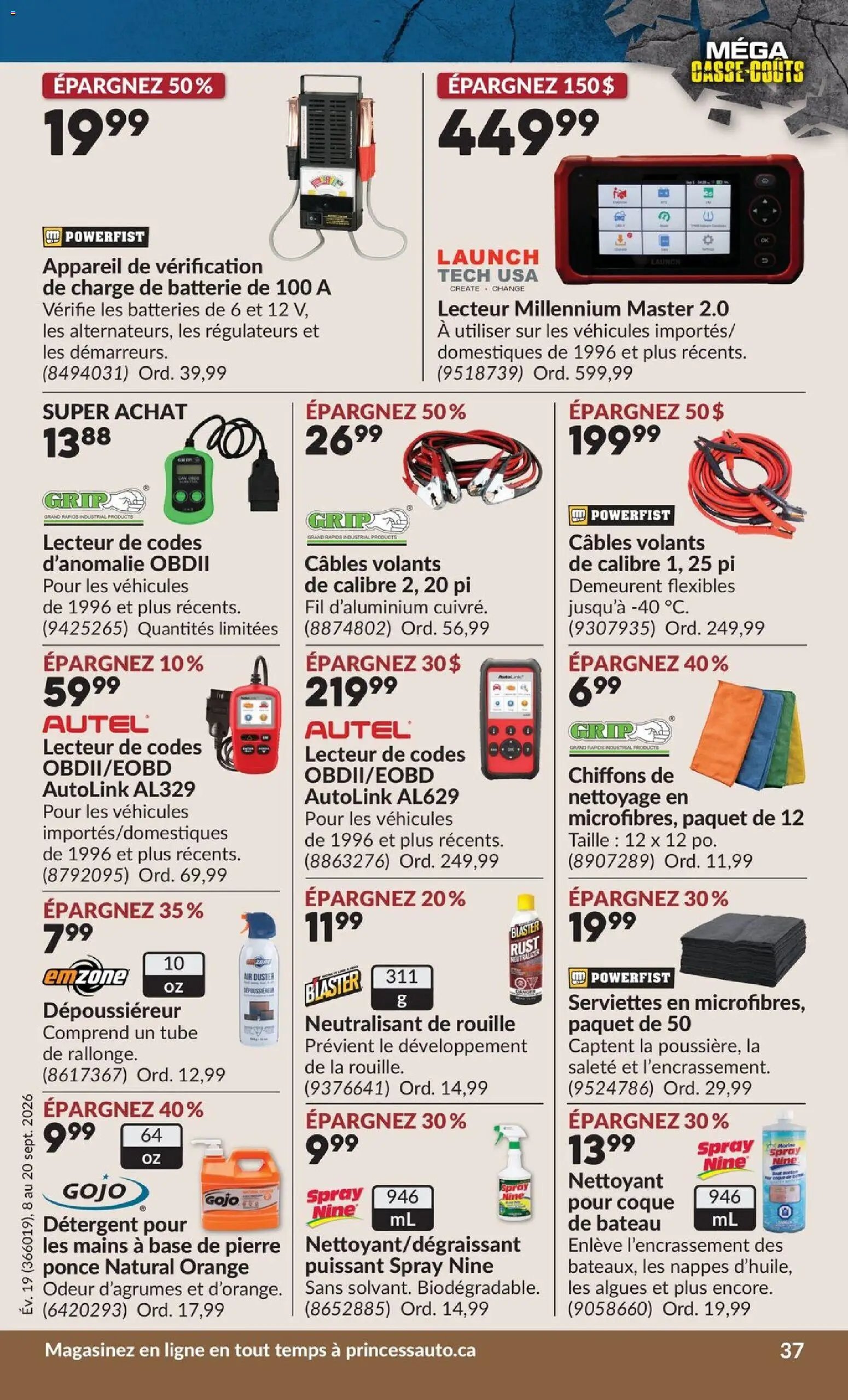 Princess Auto circulaire - 2 Semaines de Soldes !
