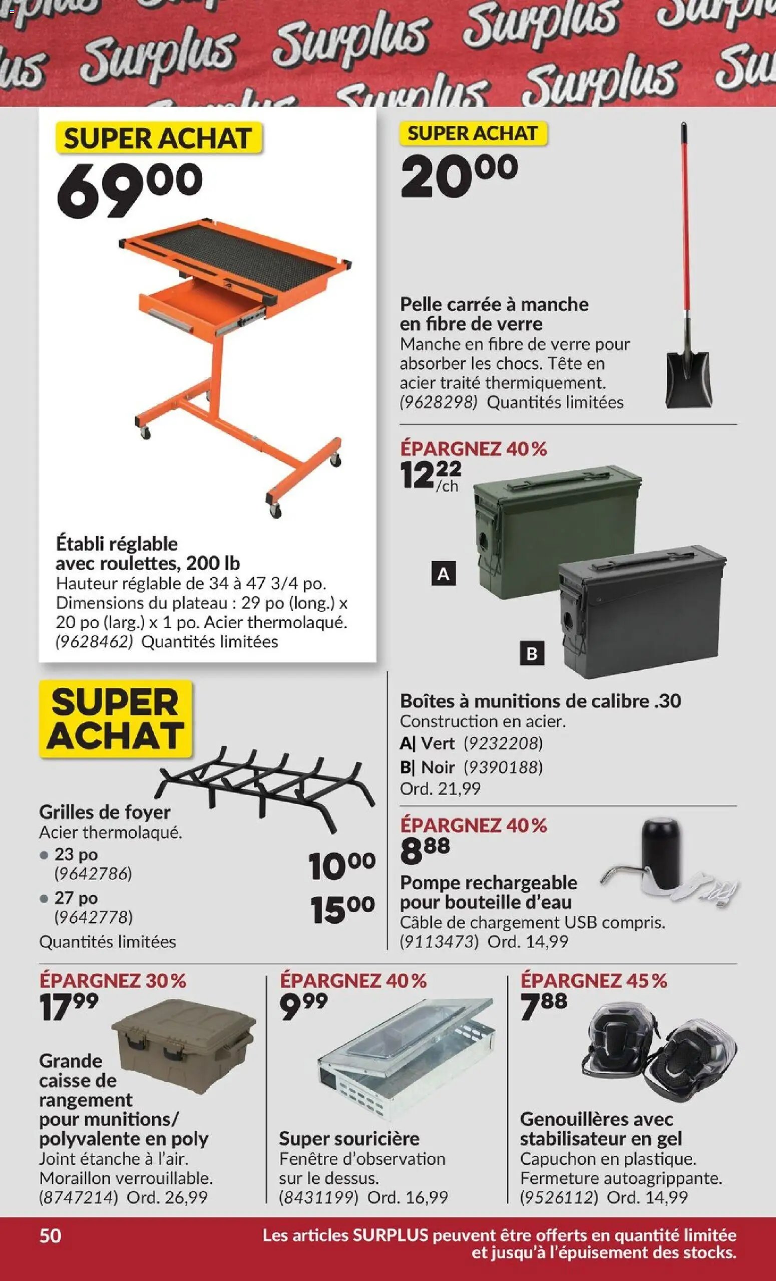 Princess Auto circulaire - 2 Semaines de Soldes !