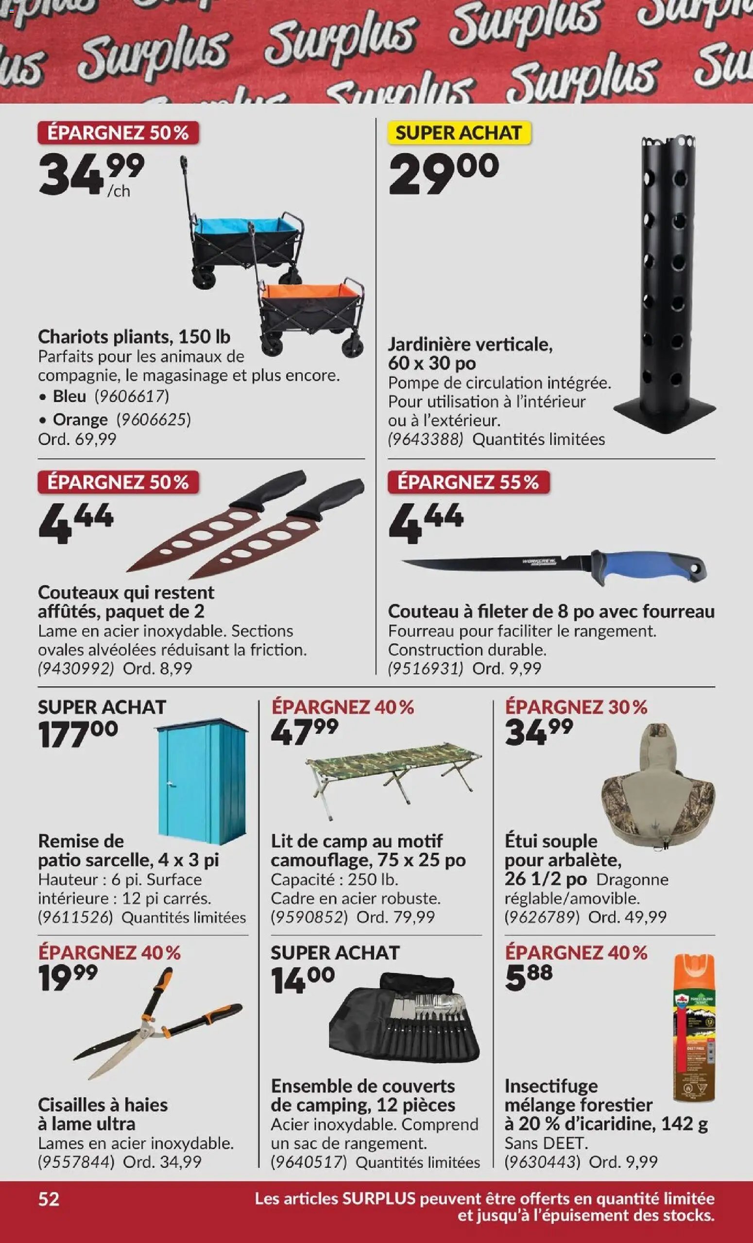 Princess Auto circulaire - 2 Semaines de Soldes !