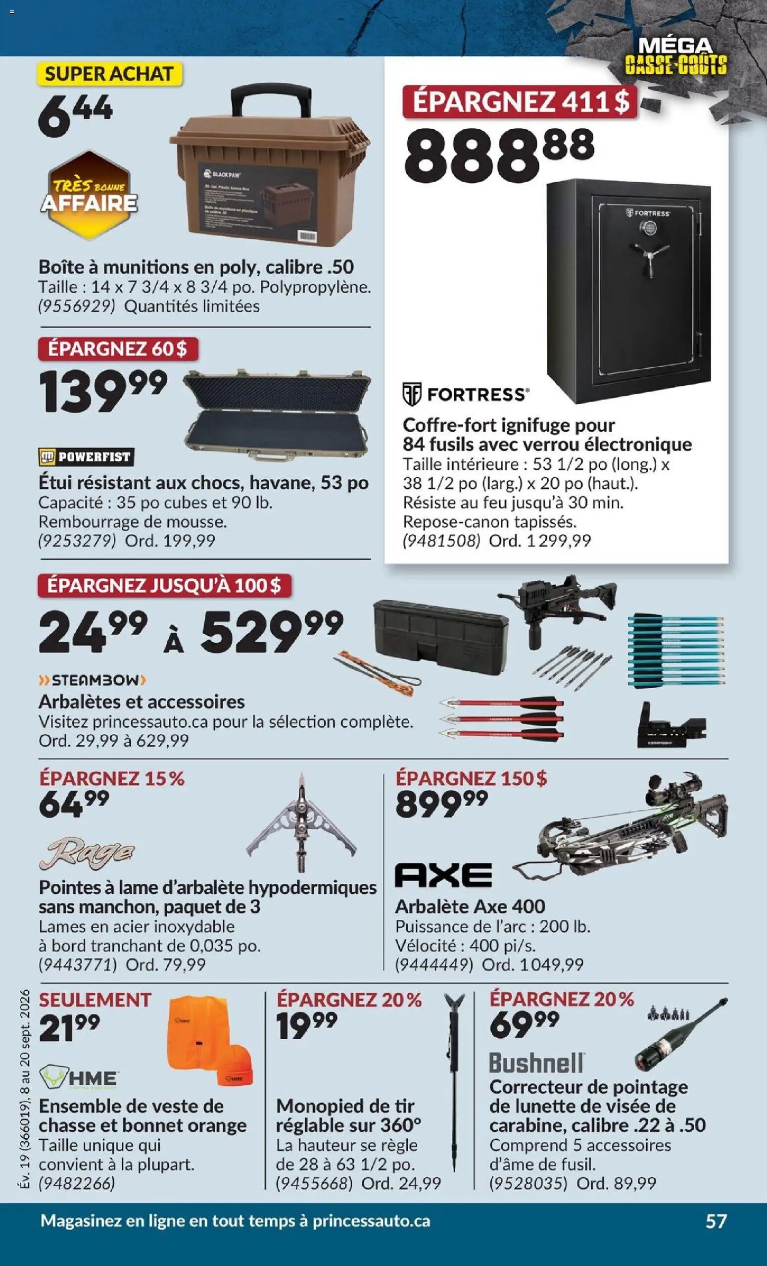 Princess Auto circulaire - 2 Semaines de Soldes !