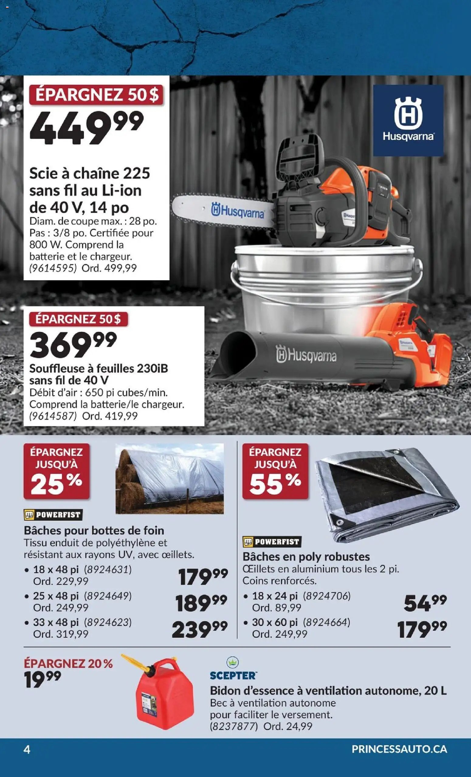 Princess Auto circulaire - 2 Semaines de Soldes !