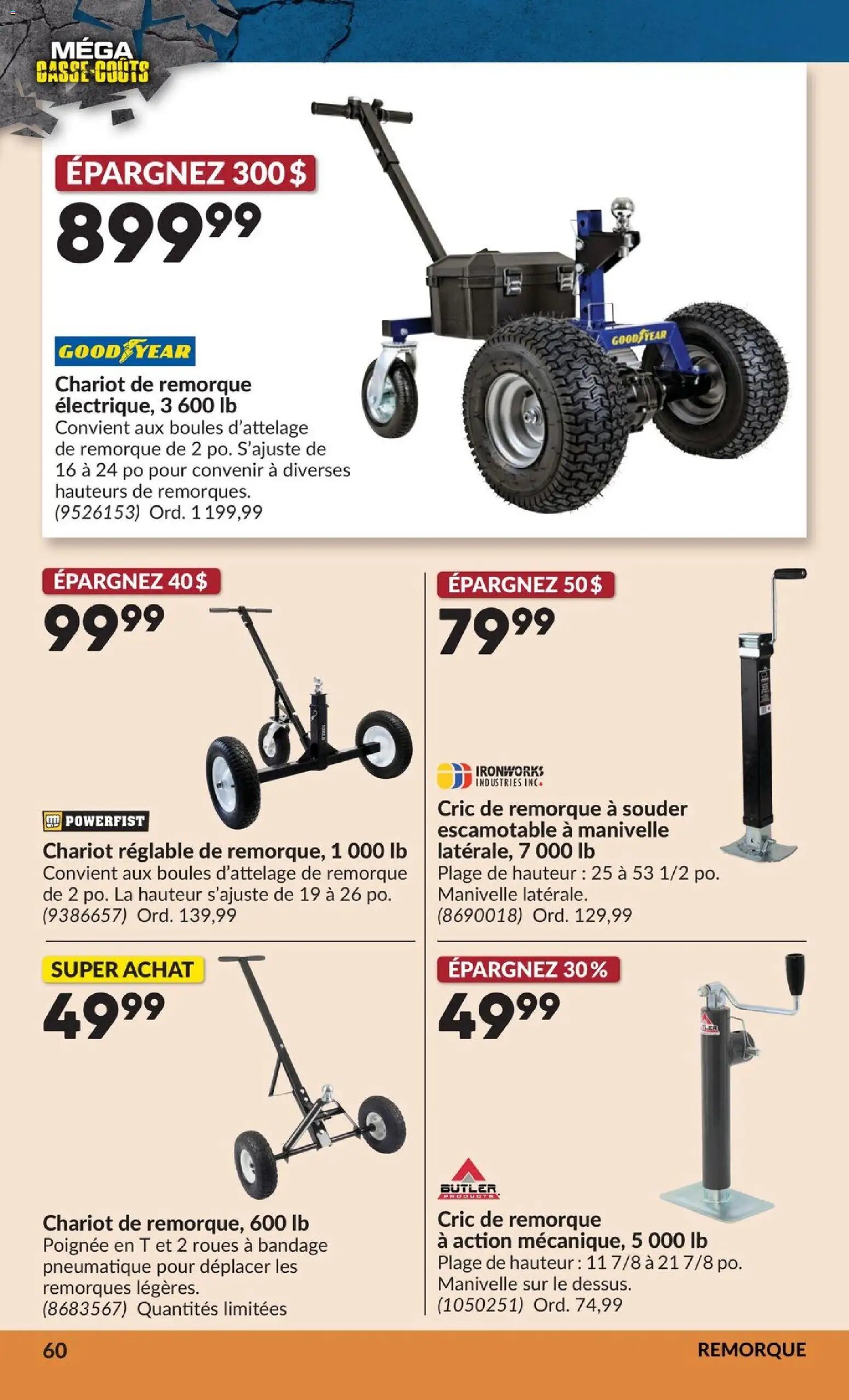 Princess Auto circulaire - 2 Semaines de Soldes !