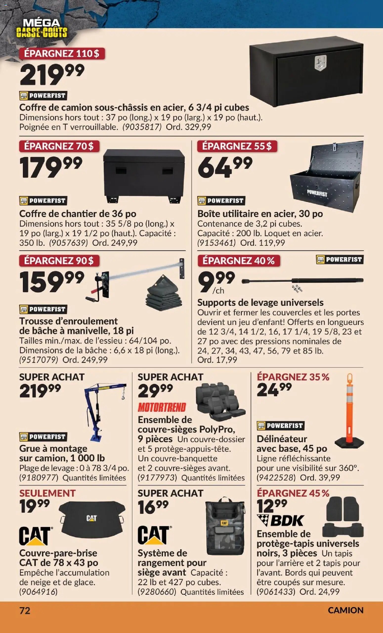 Princess Auto circulaire - 2 Semaines de Soldes !