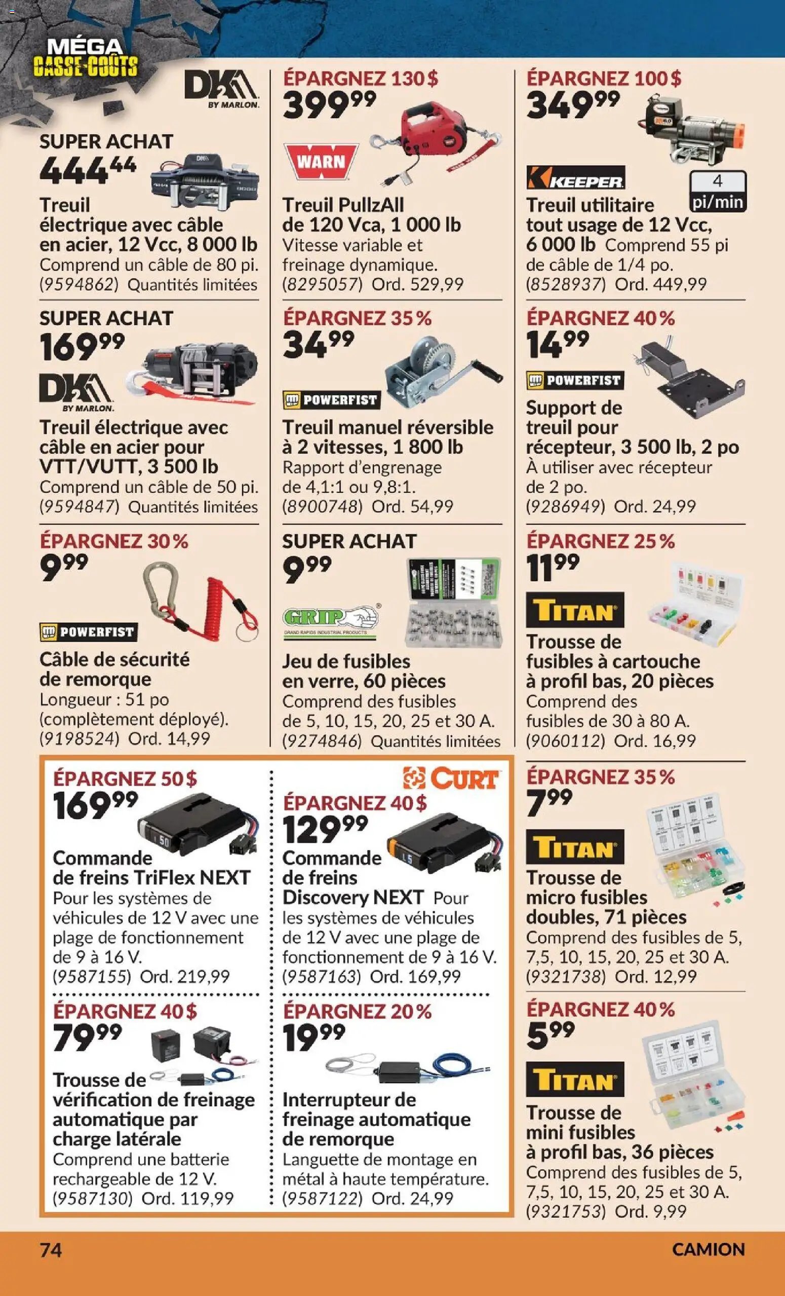 Princess Auto circulaire - 2 Semaines de Soldes !