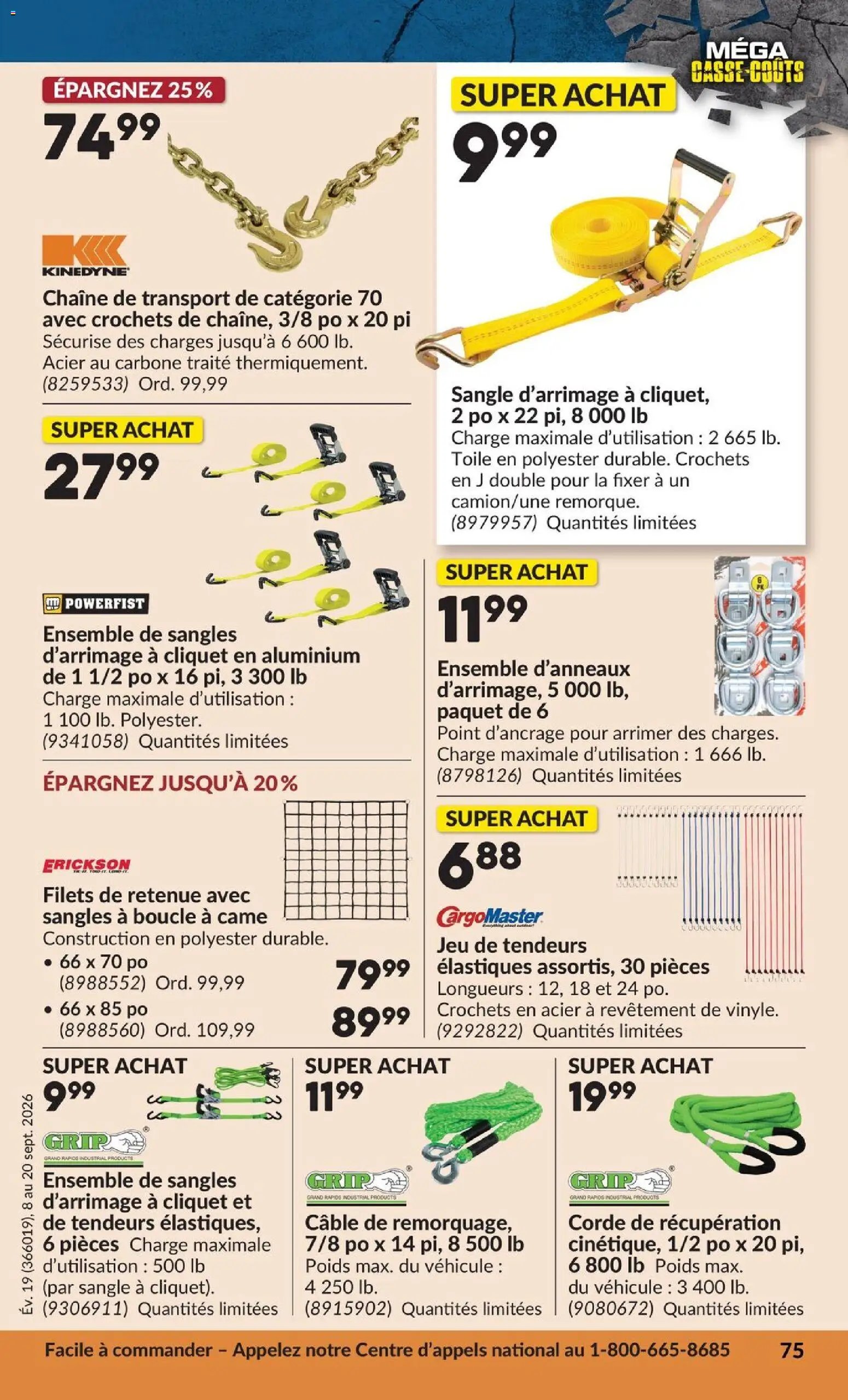 Princess Auto circulaire - 2 Semaines de Soldes !