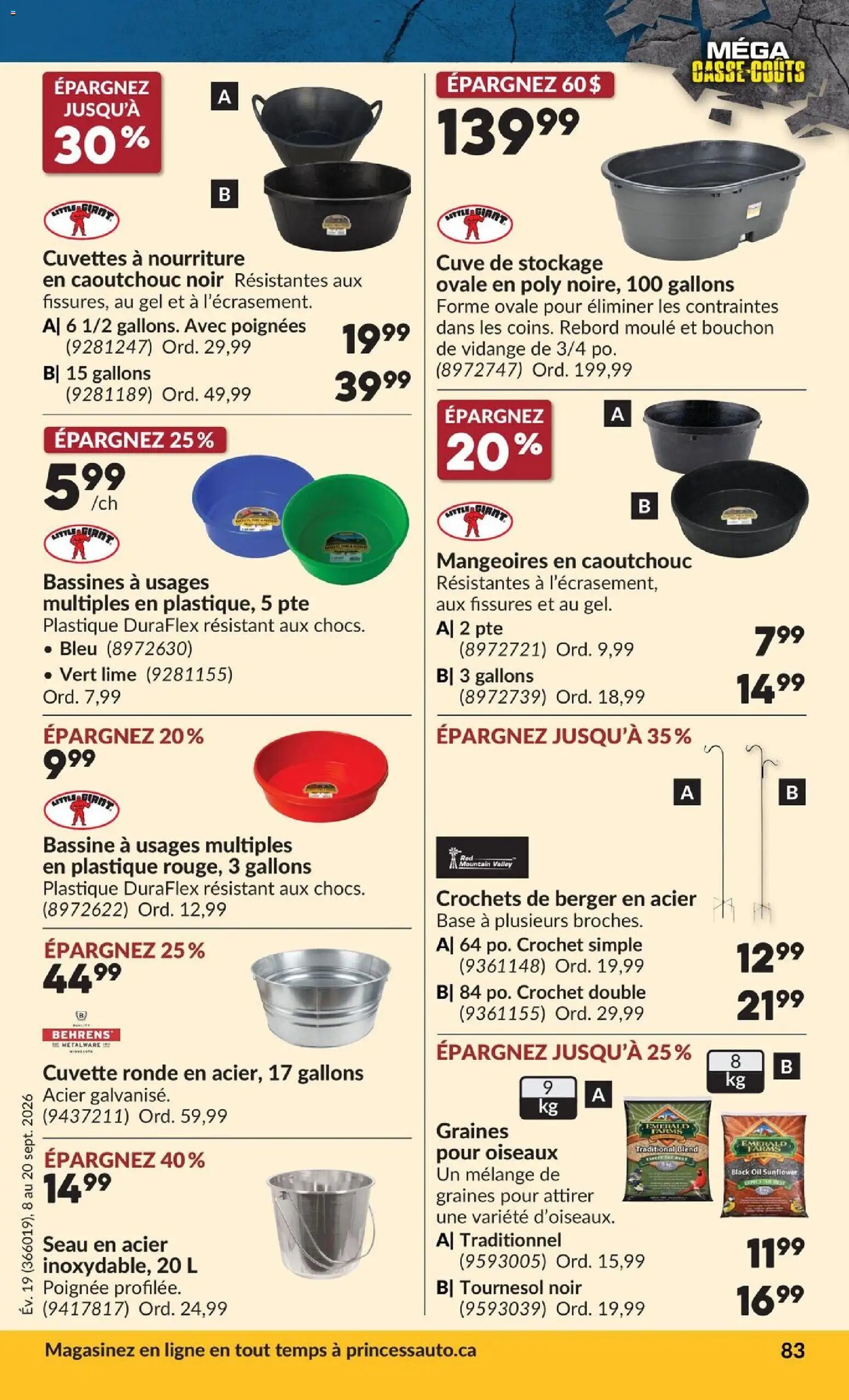Princess Auto circulaire - 2 Semaines de Soldes !