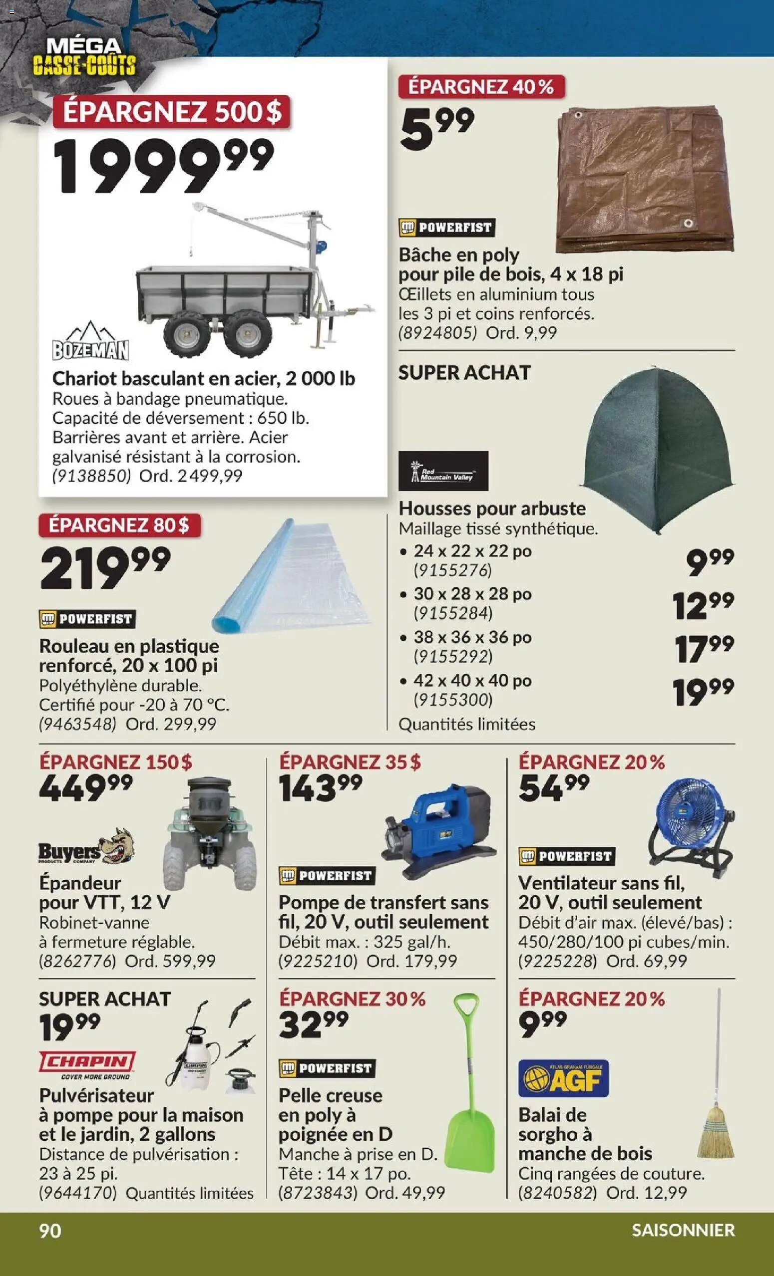 Princess Auto circulaire - 2 Semaines de Soldes !