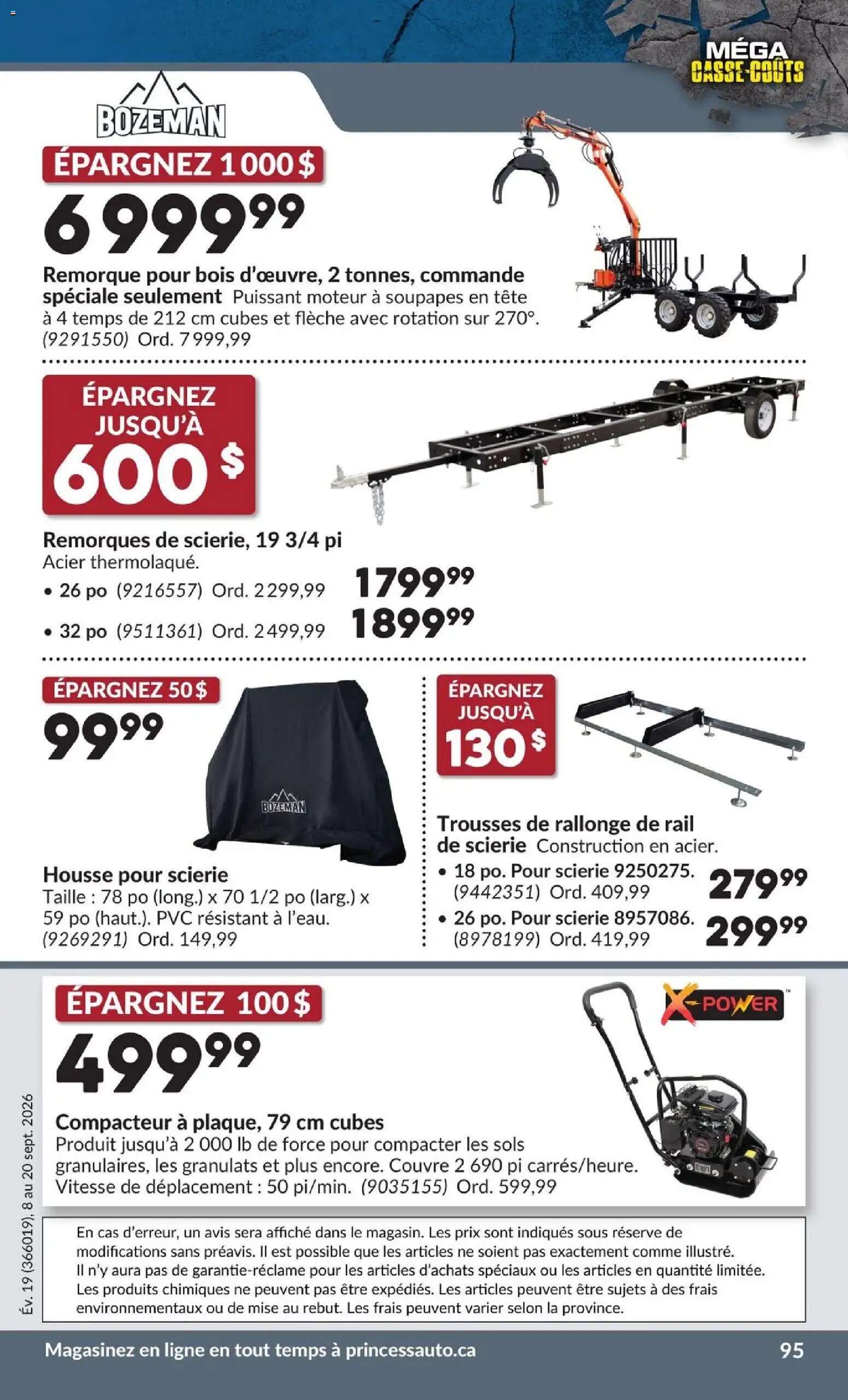 Princess Auto circulaire - 2 Semaines de Soldes !
