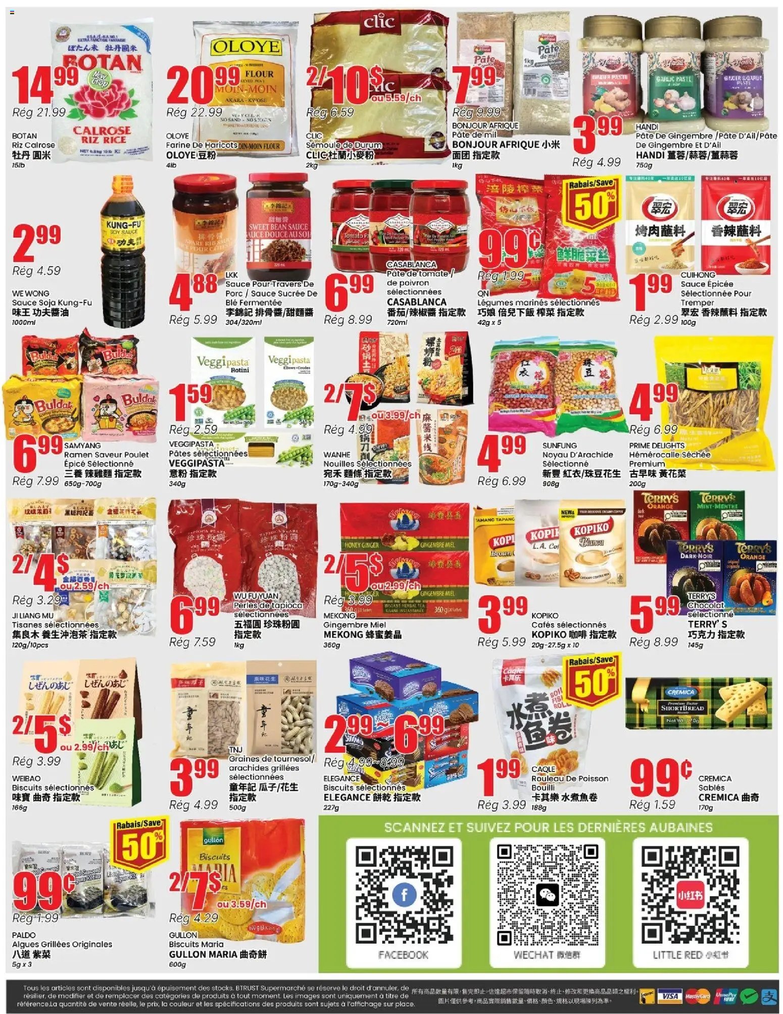 Btrust Supermarket weekly flyer / circulaire