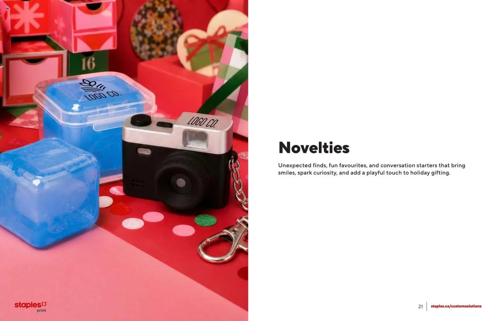 Staples flyer - Holiday gift guide