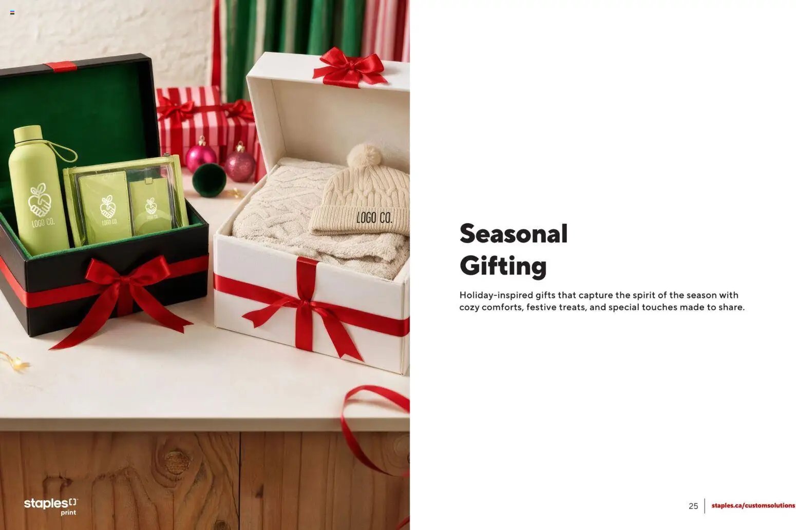 Staples flyer - Holiday gift guide