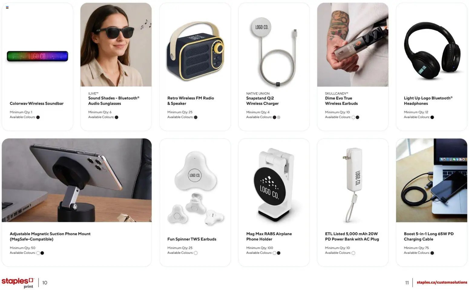 Staples flyer - Holiday gift guide