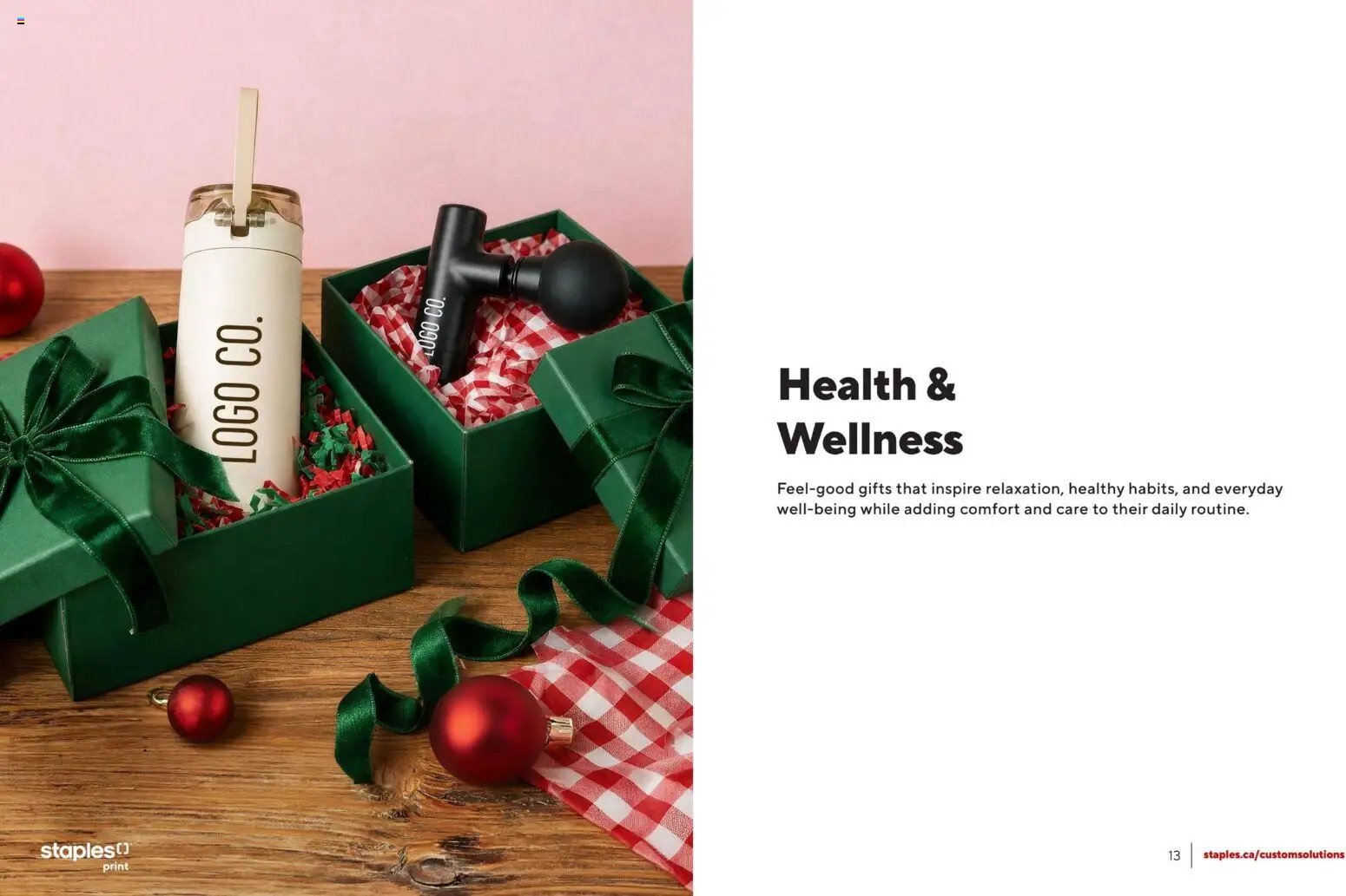 Staples flyer - Holiday gift guide
