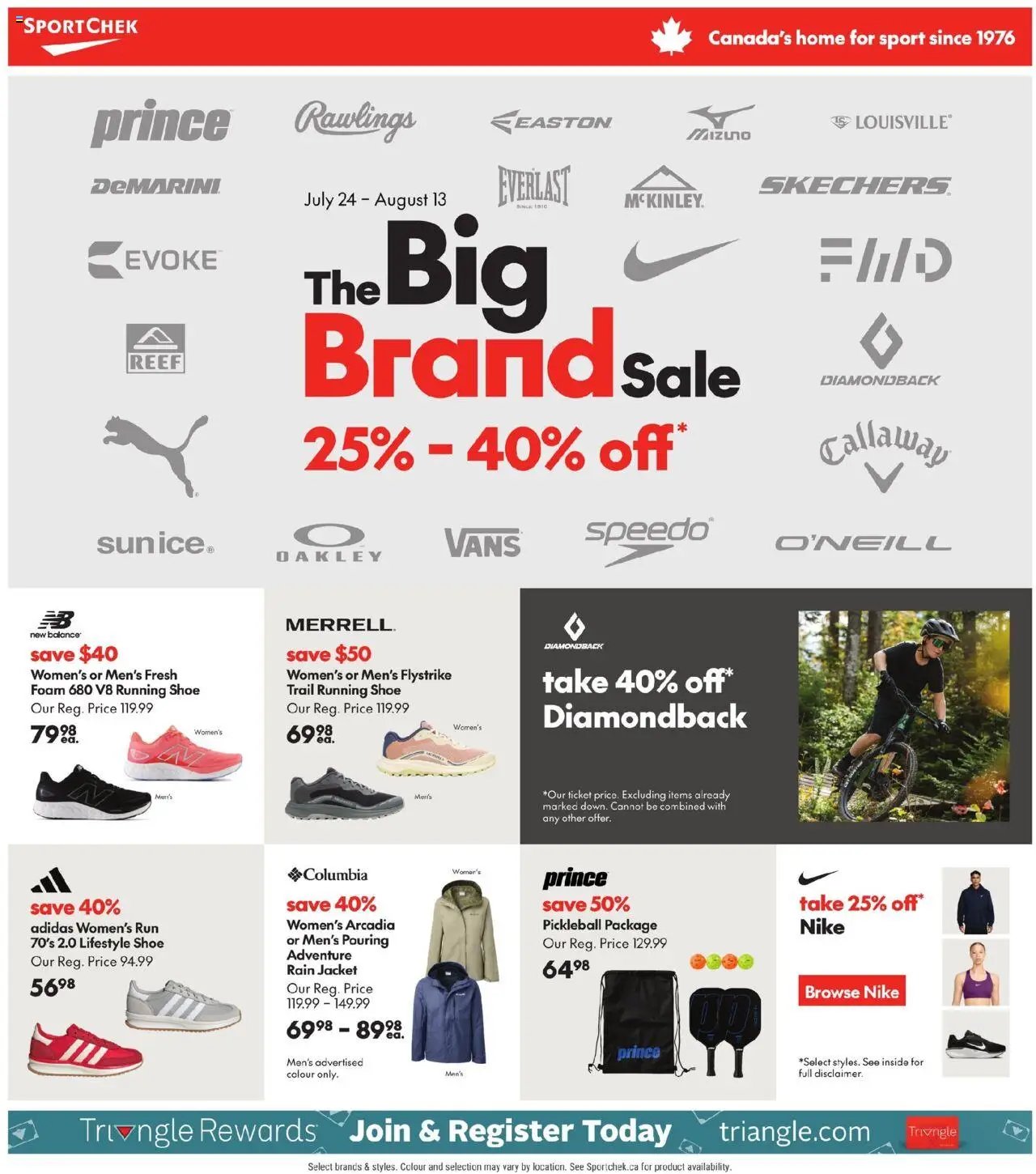 Sport Chek weekly flyer / circulaire (2025-07-24 - 2025-08-13) | 1