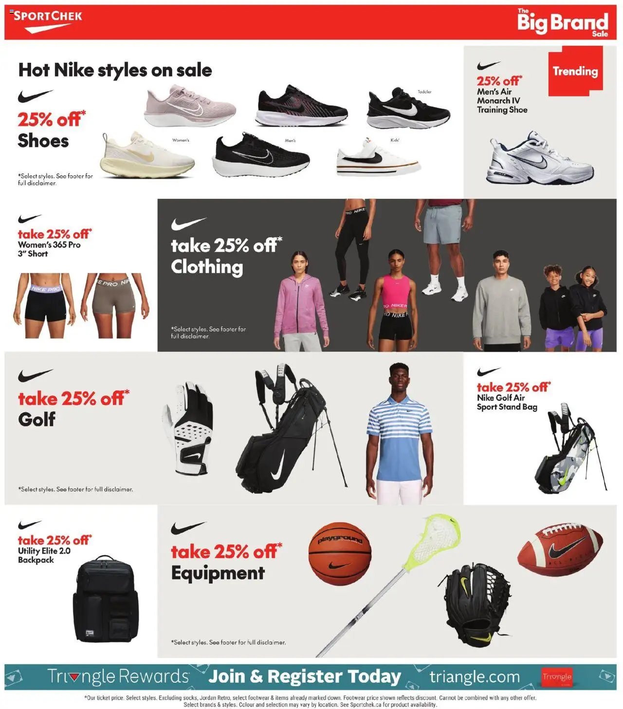 Sport Chek weekly flyer / circulaire