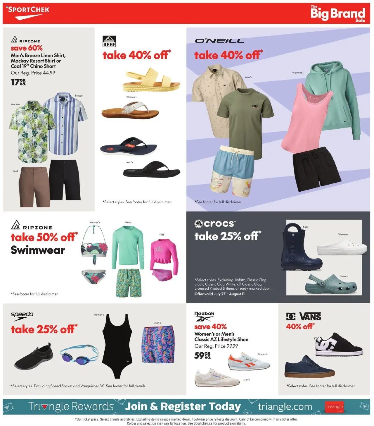 Sport Chek weekly flyer / circulaire