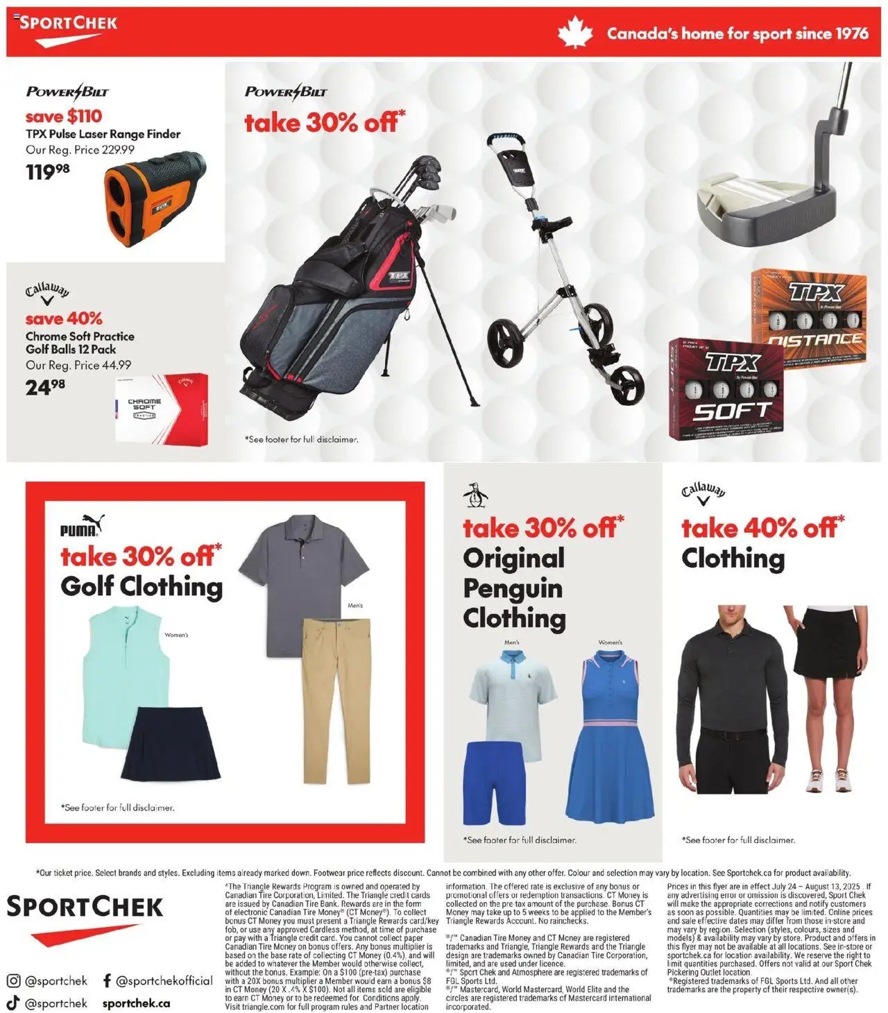 Sport Chek weekly flyer / circulaire