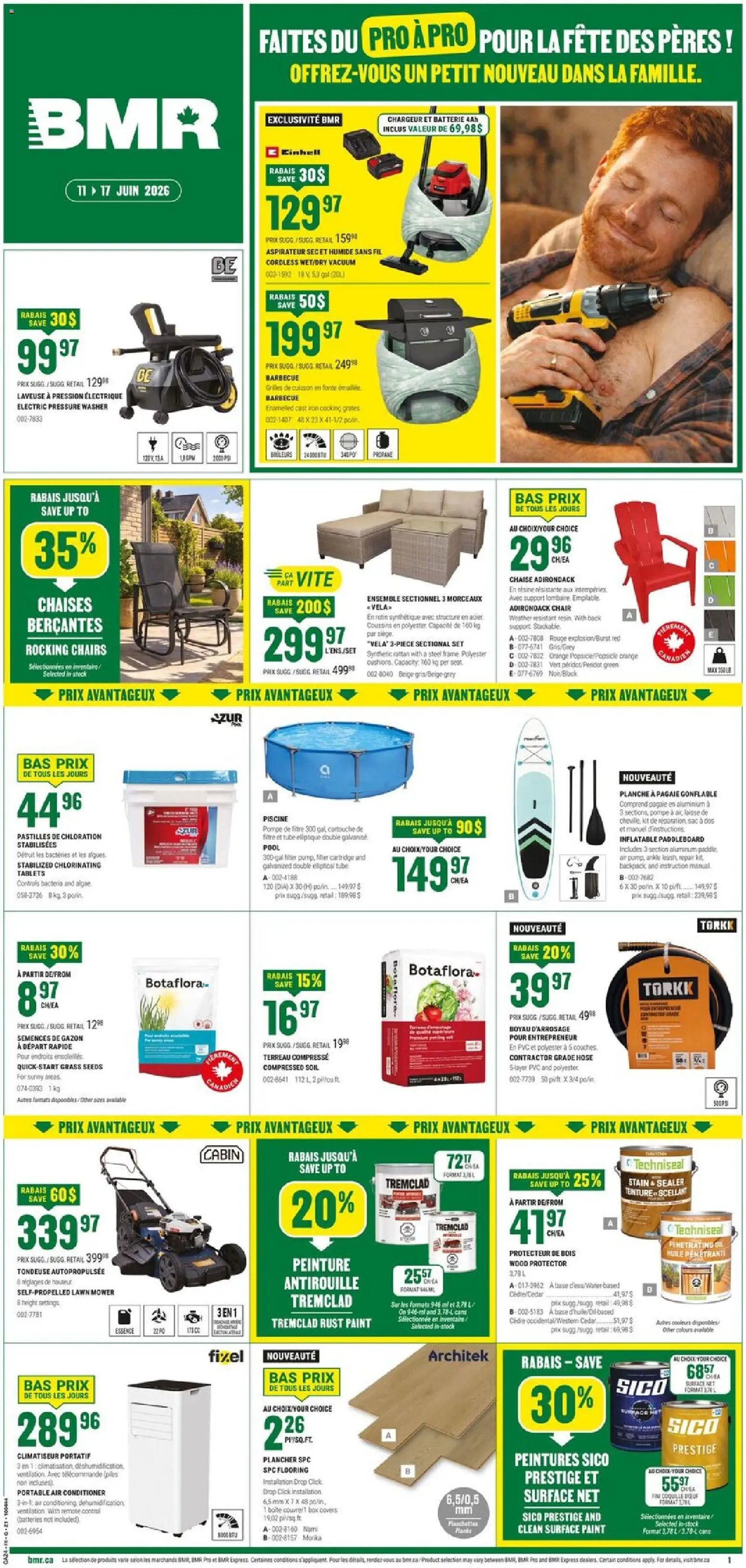 BMR weekly flyer / circulaire