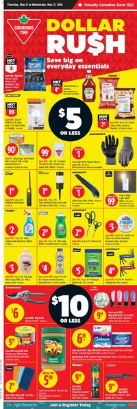 Canadian Tire flyer - Dollar Rush (2026-05-21 - 2026-05-27)