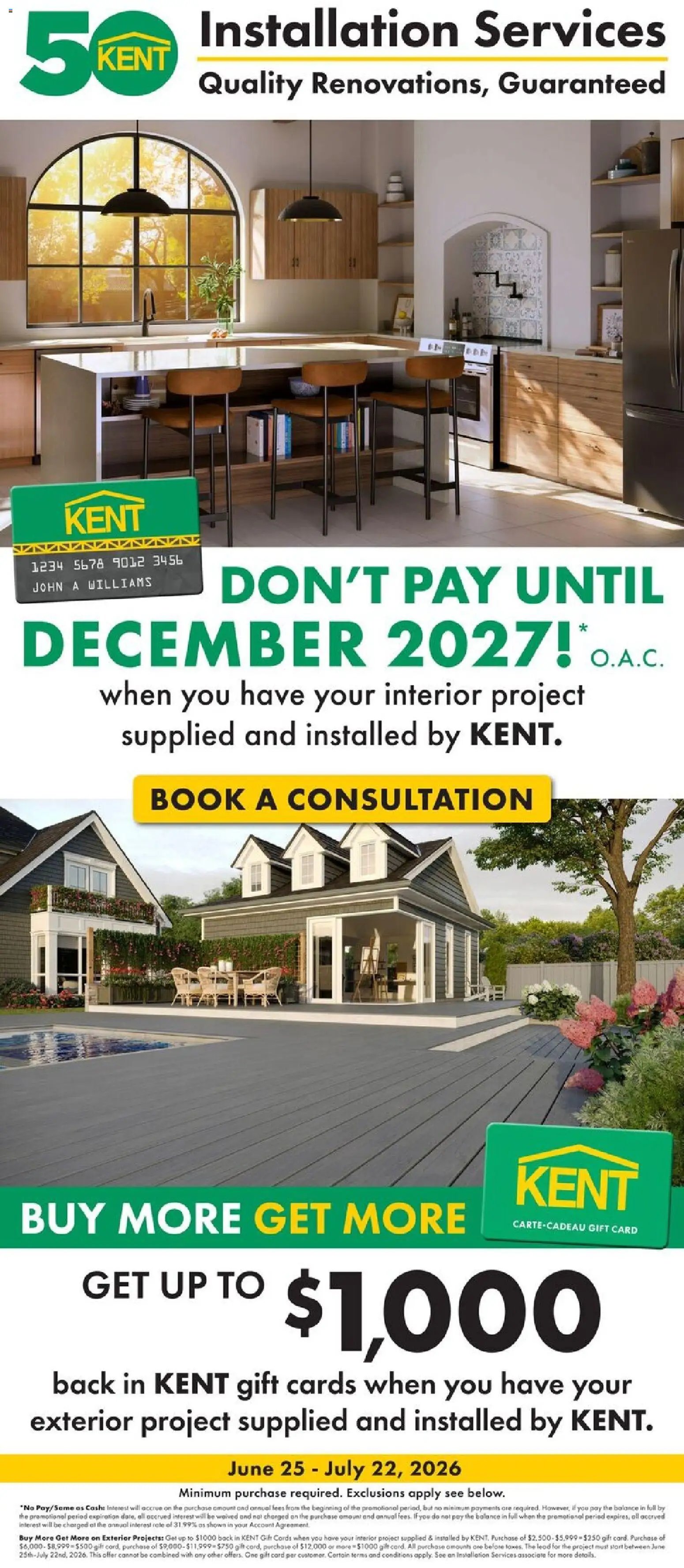 Kent weekly flyer / circulaire