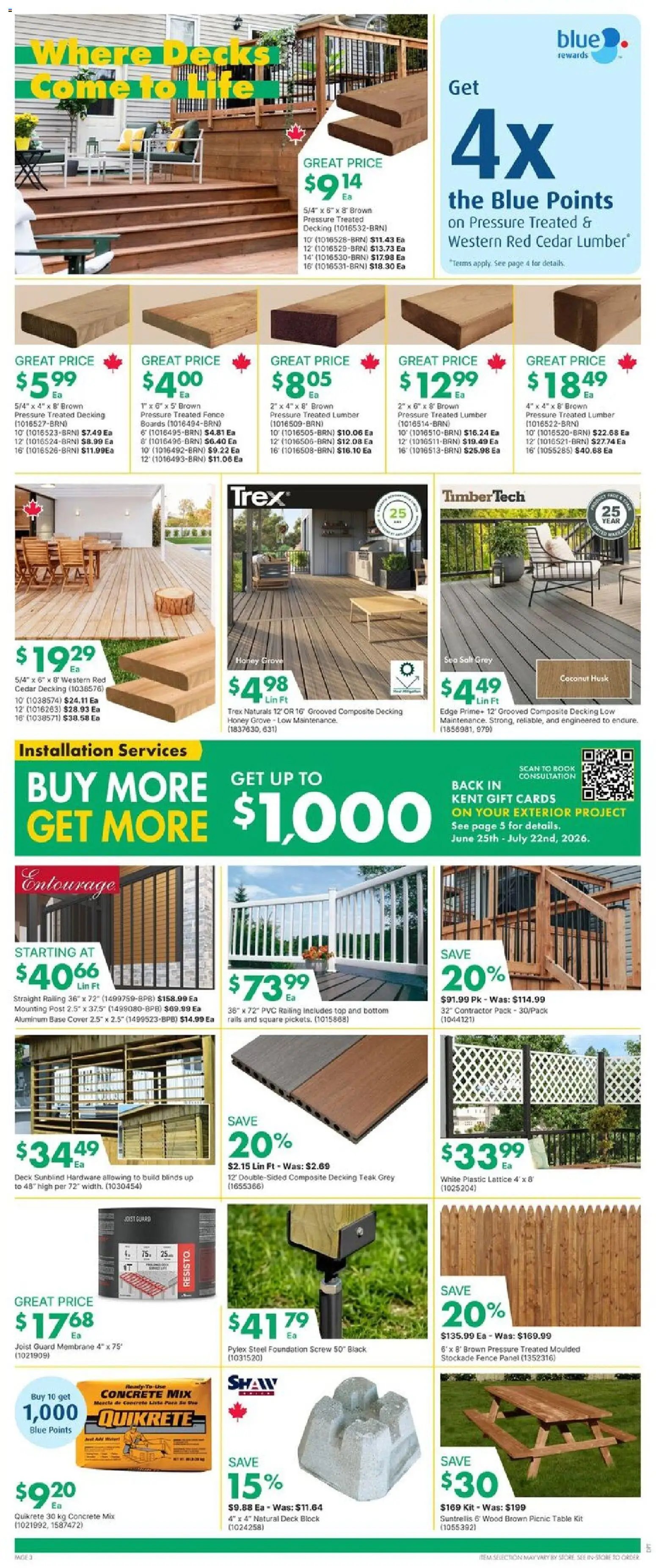 Kent weekly flyer / circulaire