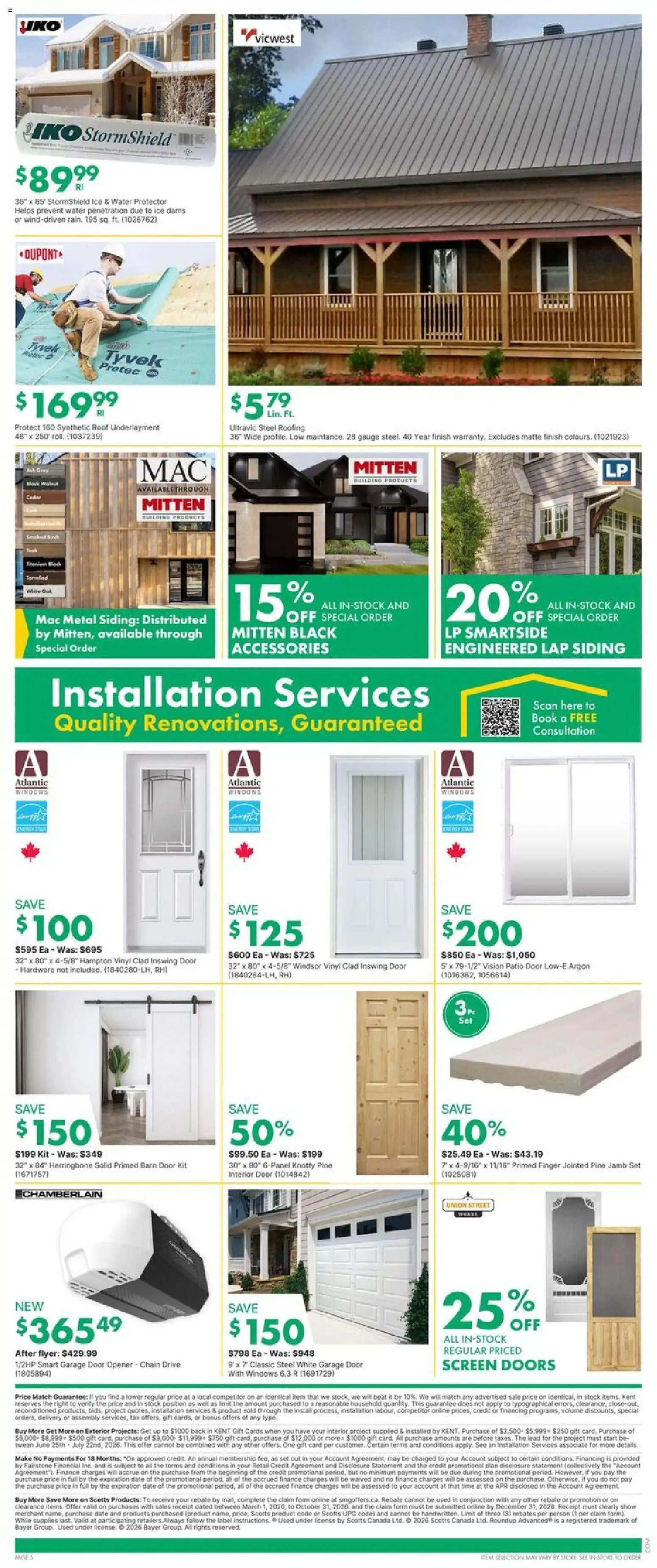 Kent weekly flyer / circulaire