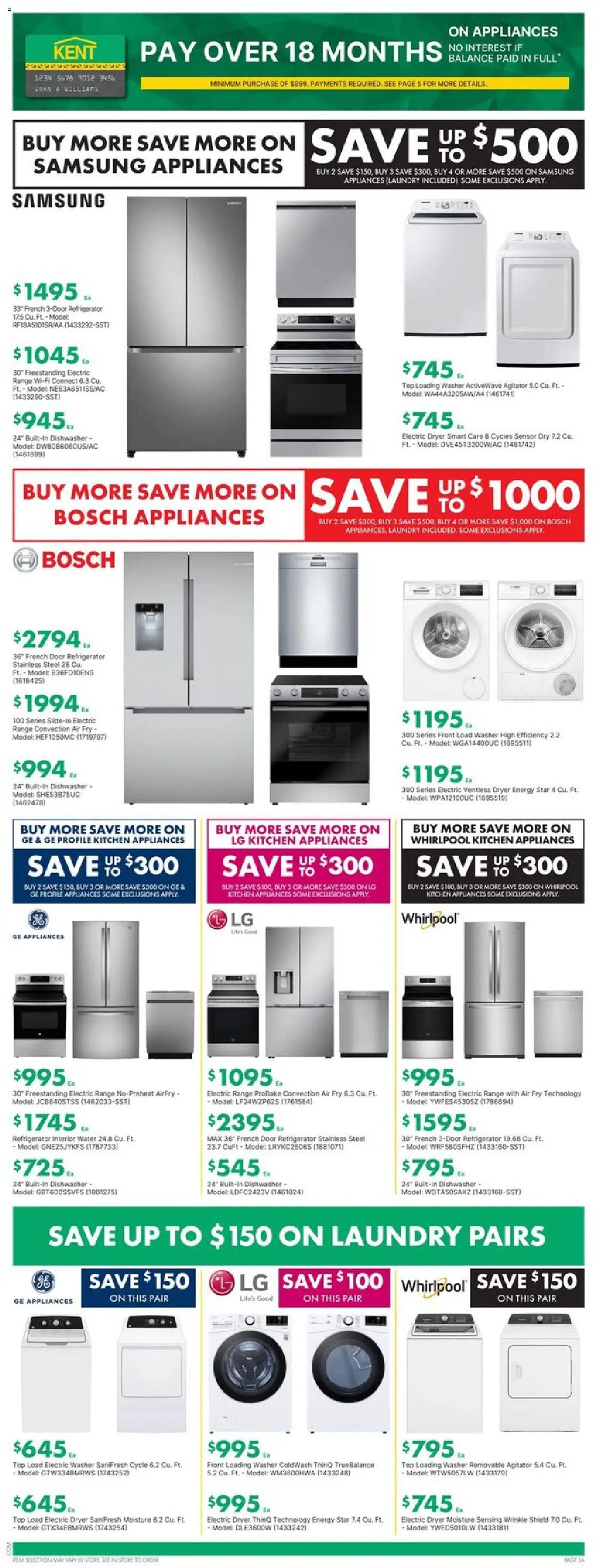 Kent weekly flyer / circulaire