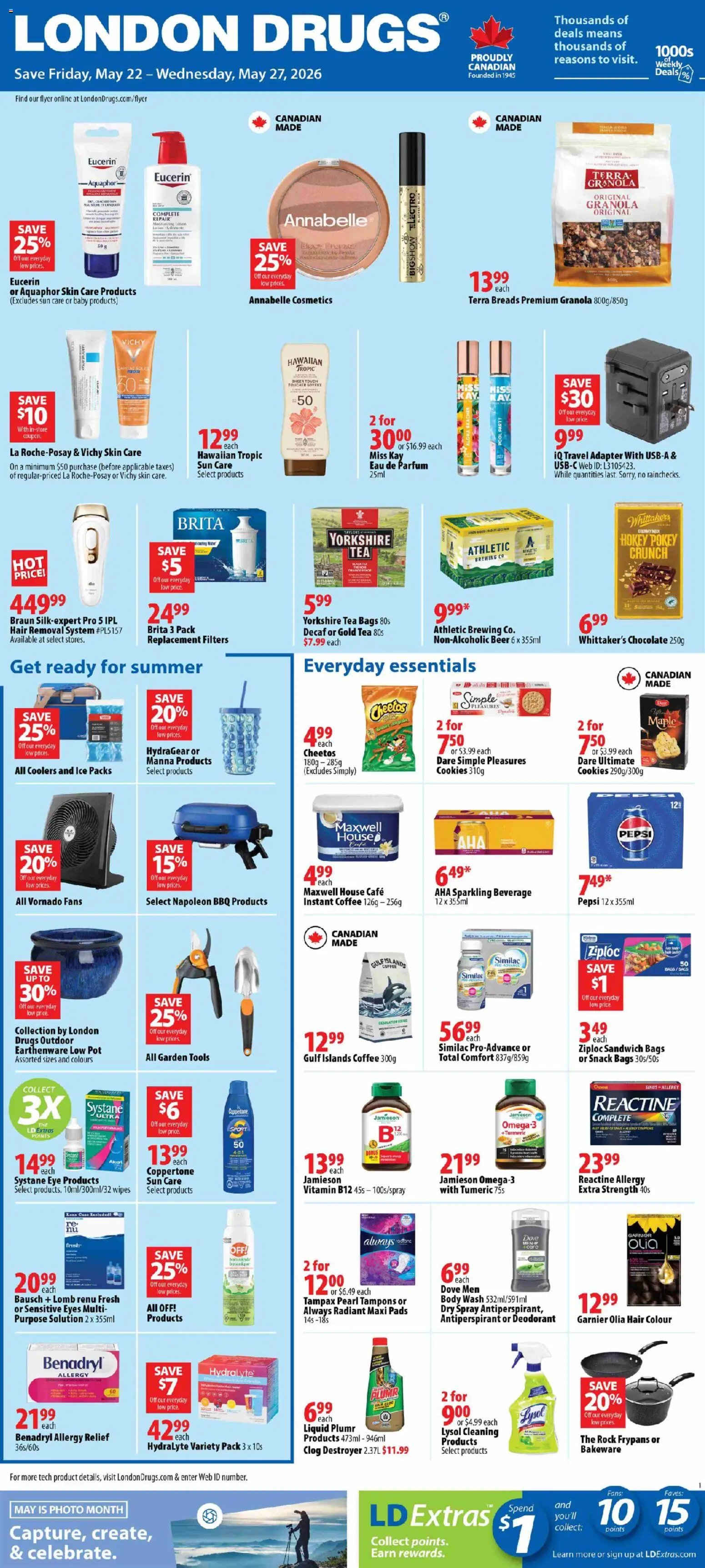 London Drugs weekly flyer / circulaire (2026-05-22 - 2026-05-27) | 1