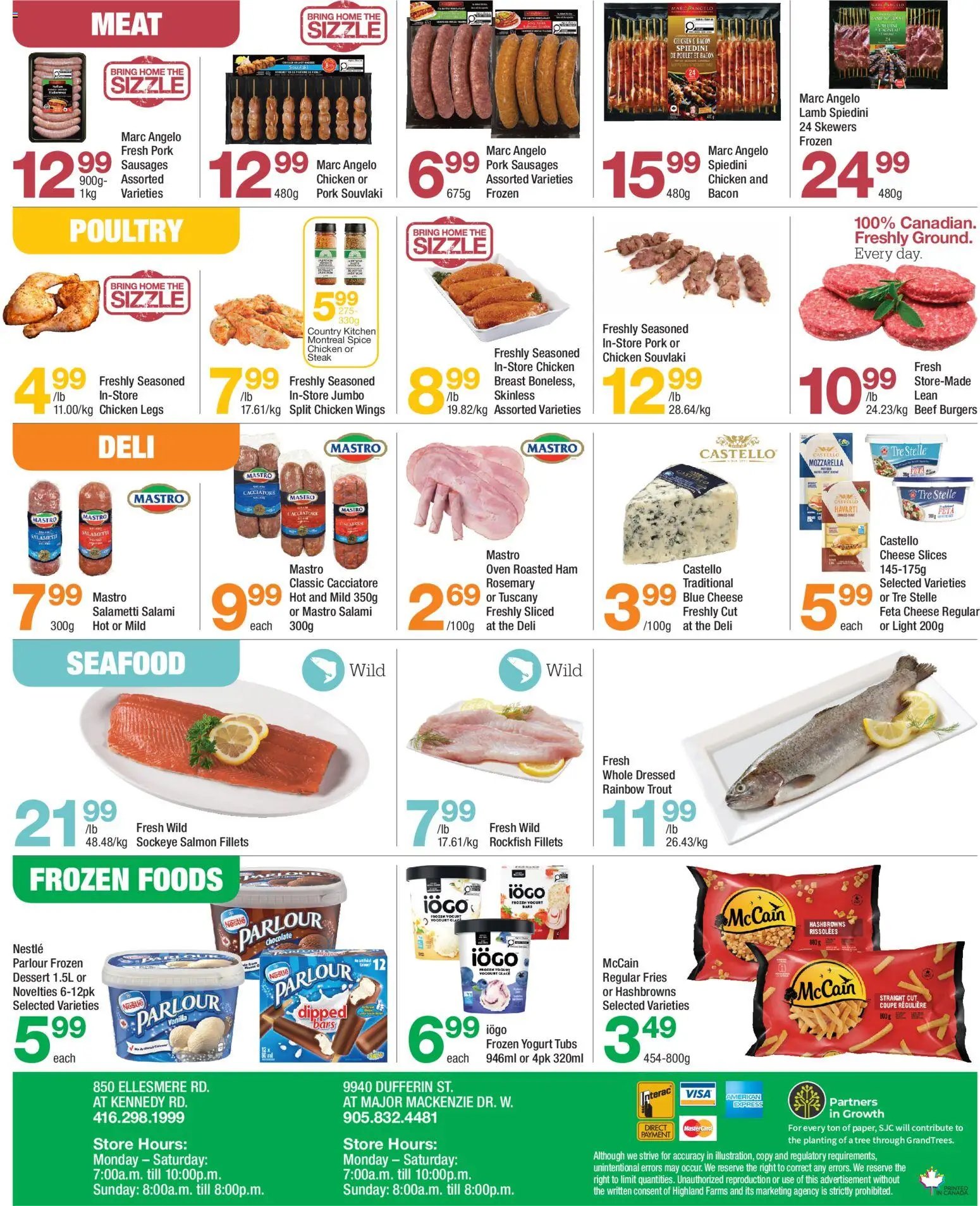 Highland Farms weekly flyer / circulaire