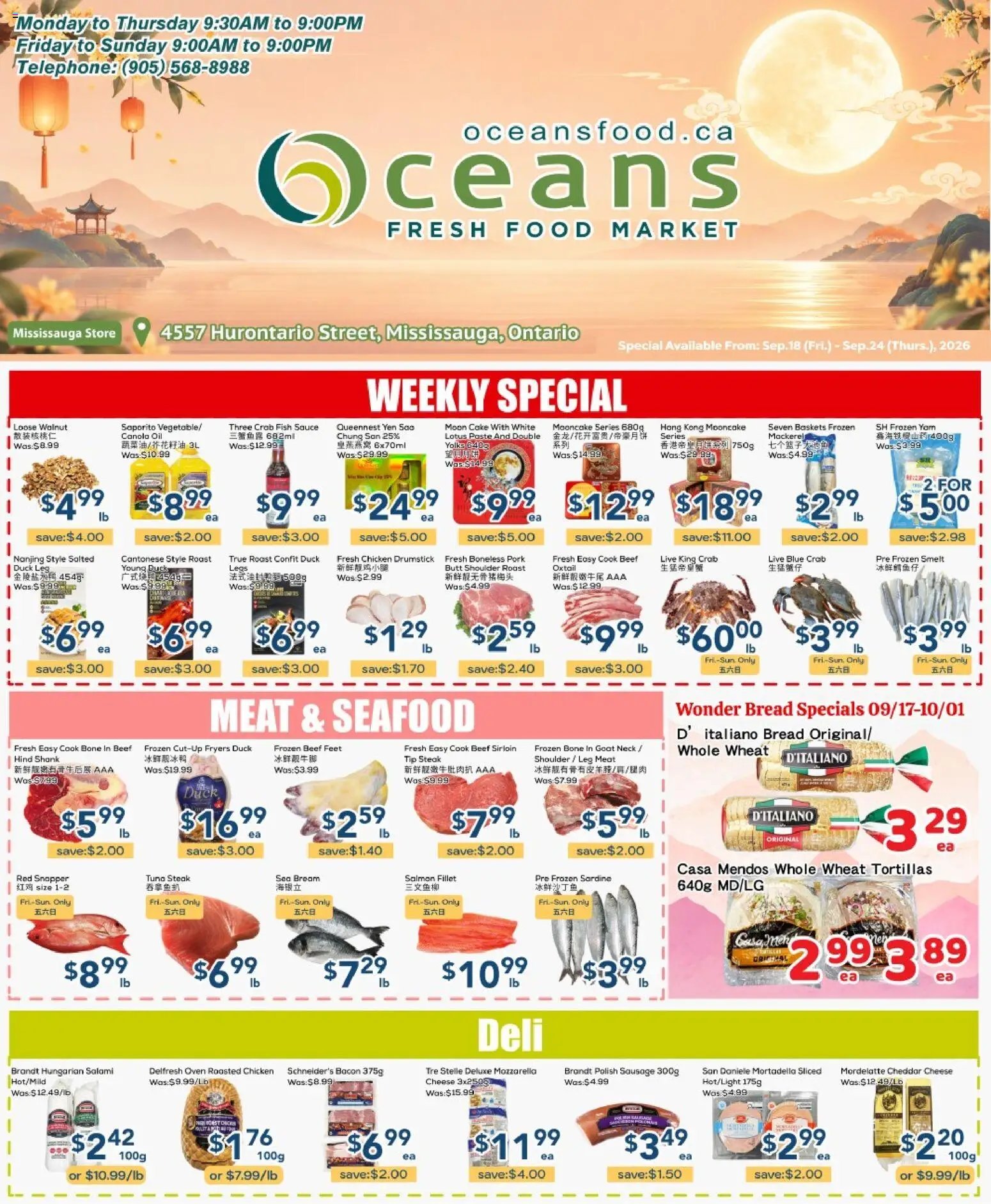Oceans weekly flyer - Mississauga