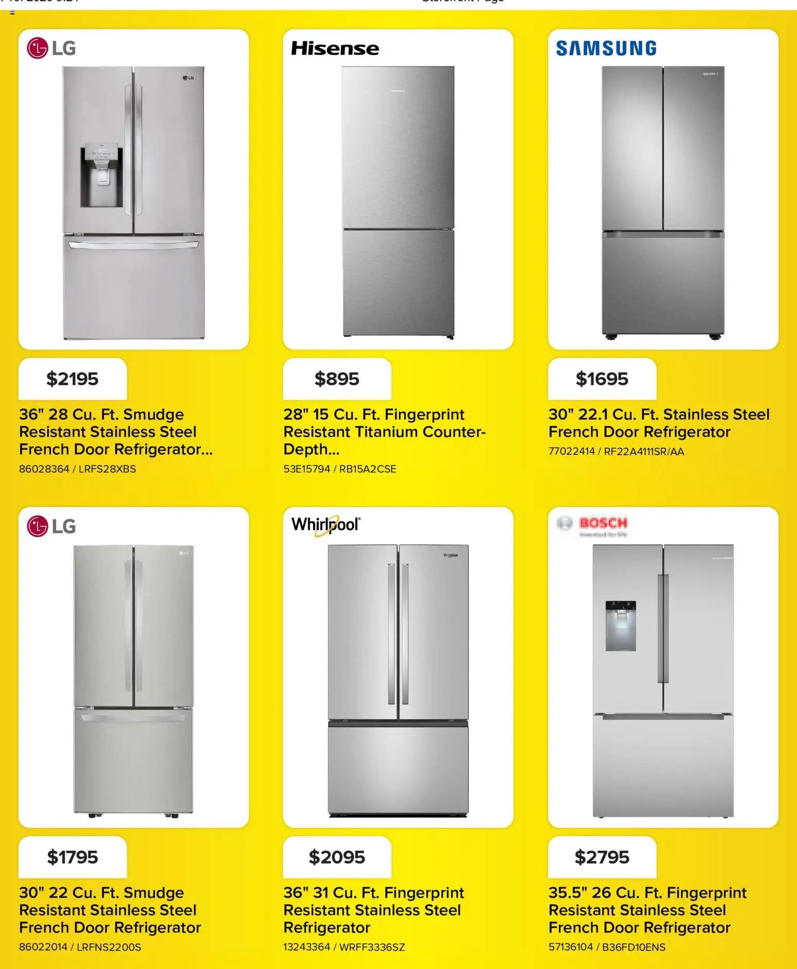 Leon's flyer - BBFL Appliances
