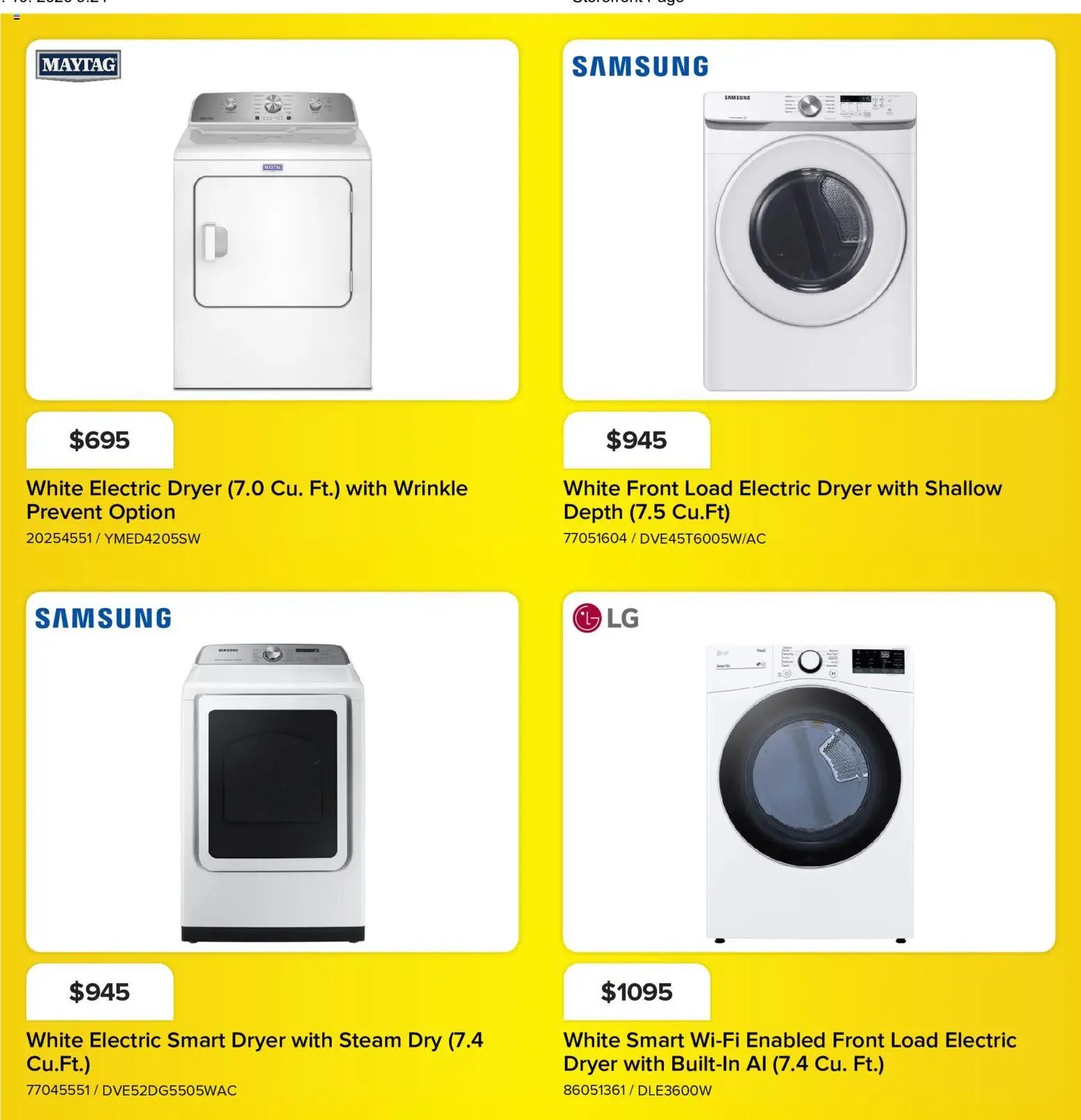 Leon's flyer - BBFL Appliances