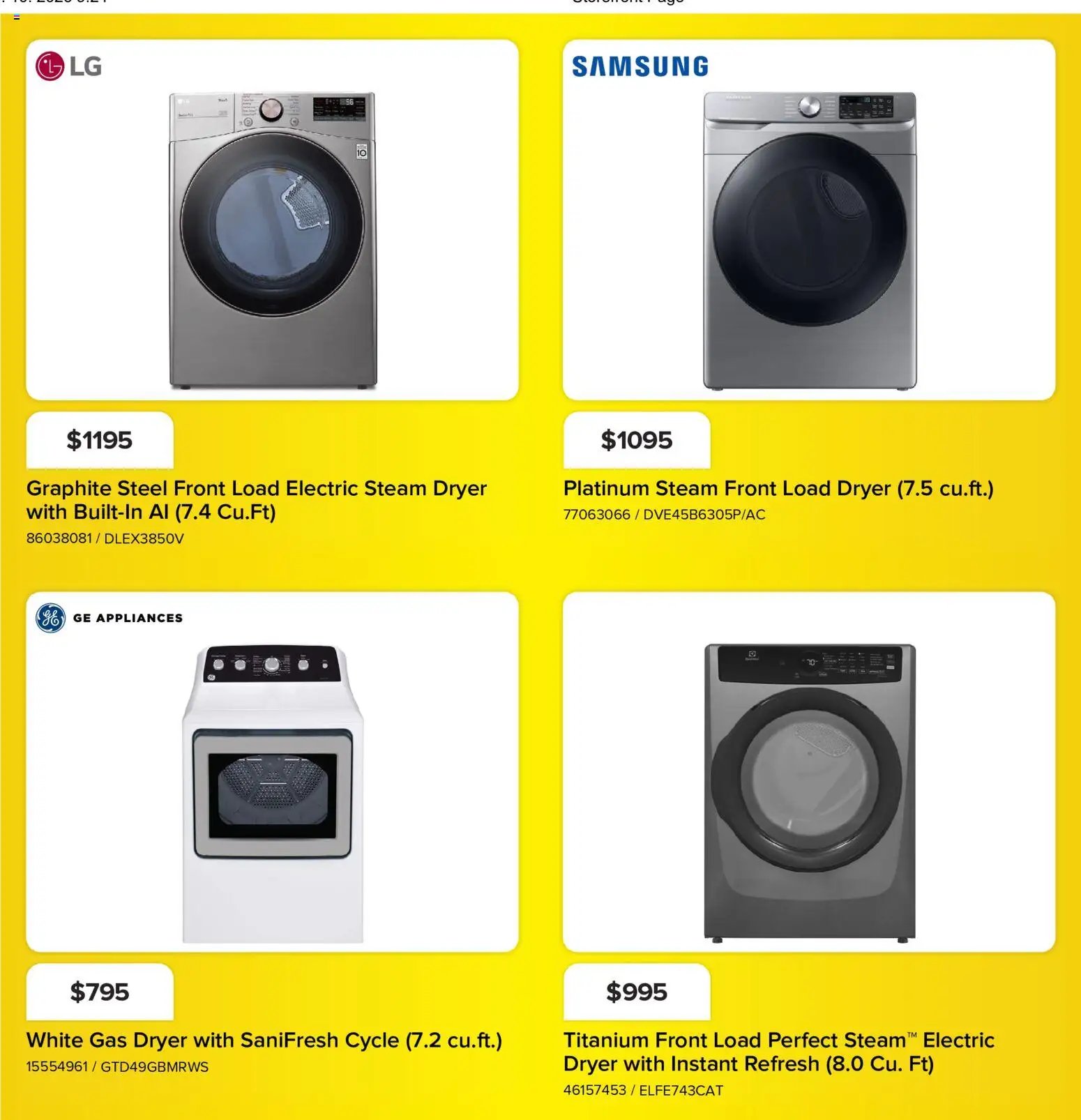 Leon's flyer - BBFL Appliances