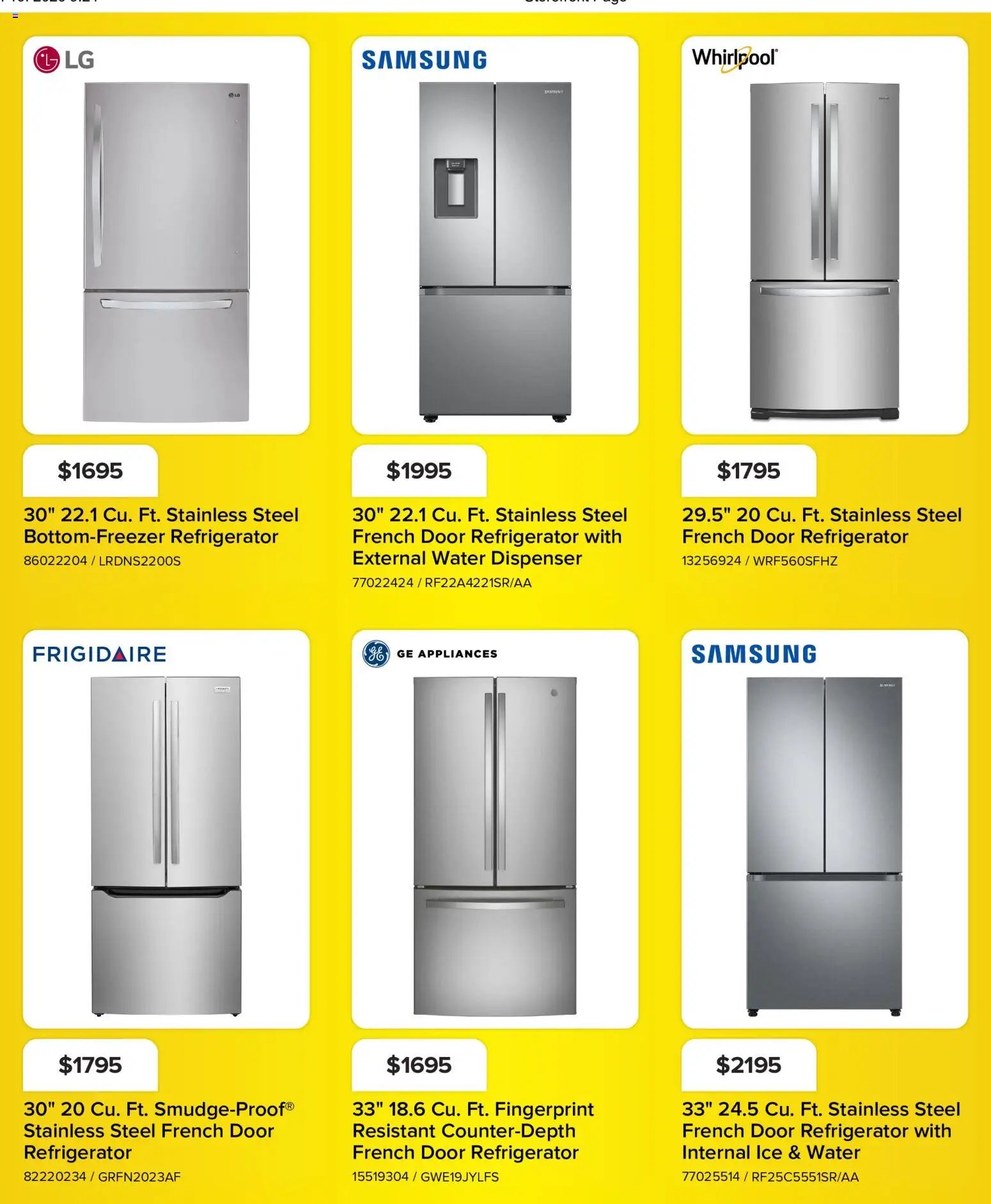 Leon's flyer - BBFL Appliances
