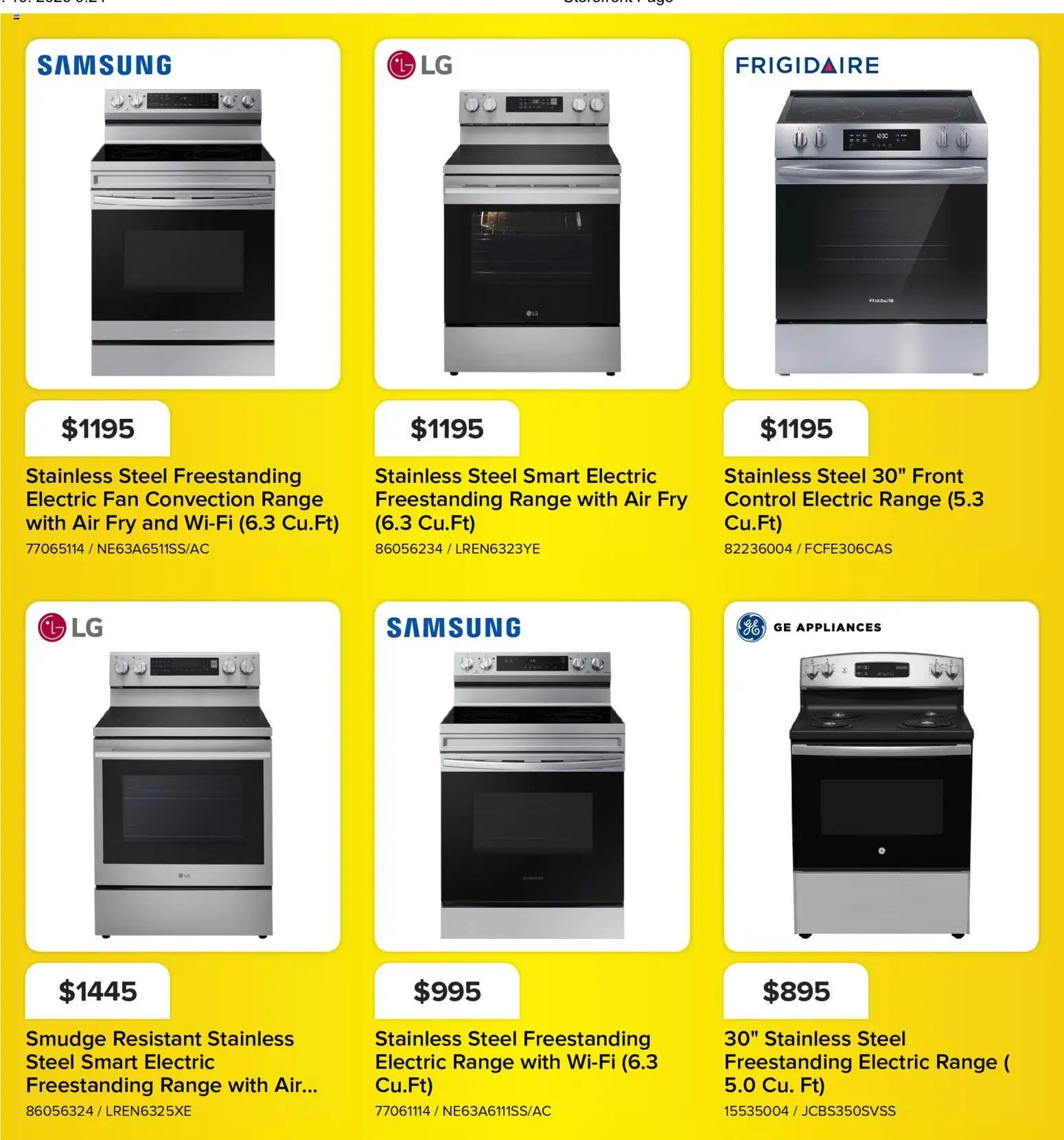 Leon's flyer - BBFL Appliances
