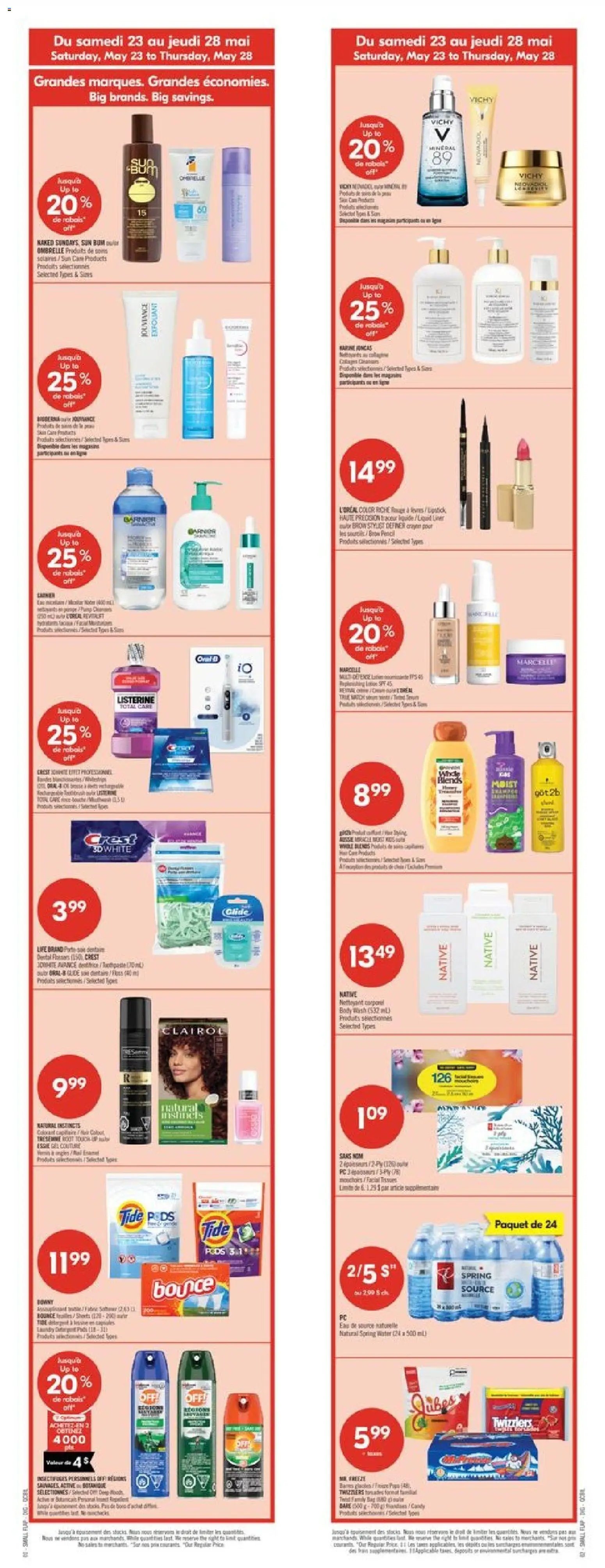 Pharmaprix weekly flyer / circulaire (2026-05-22 - 2026-05-28) | 2