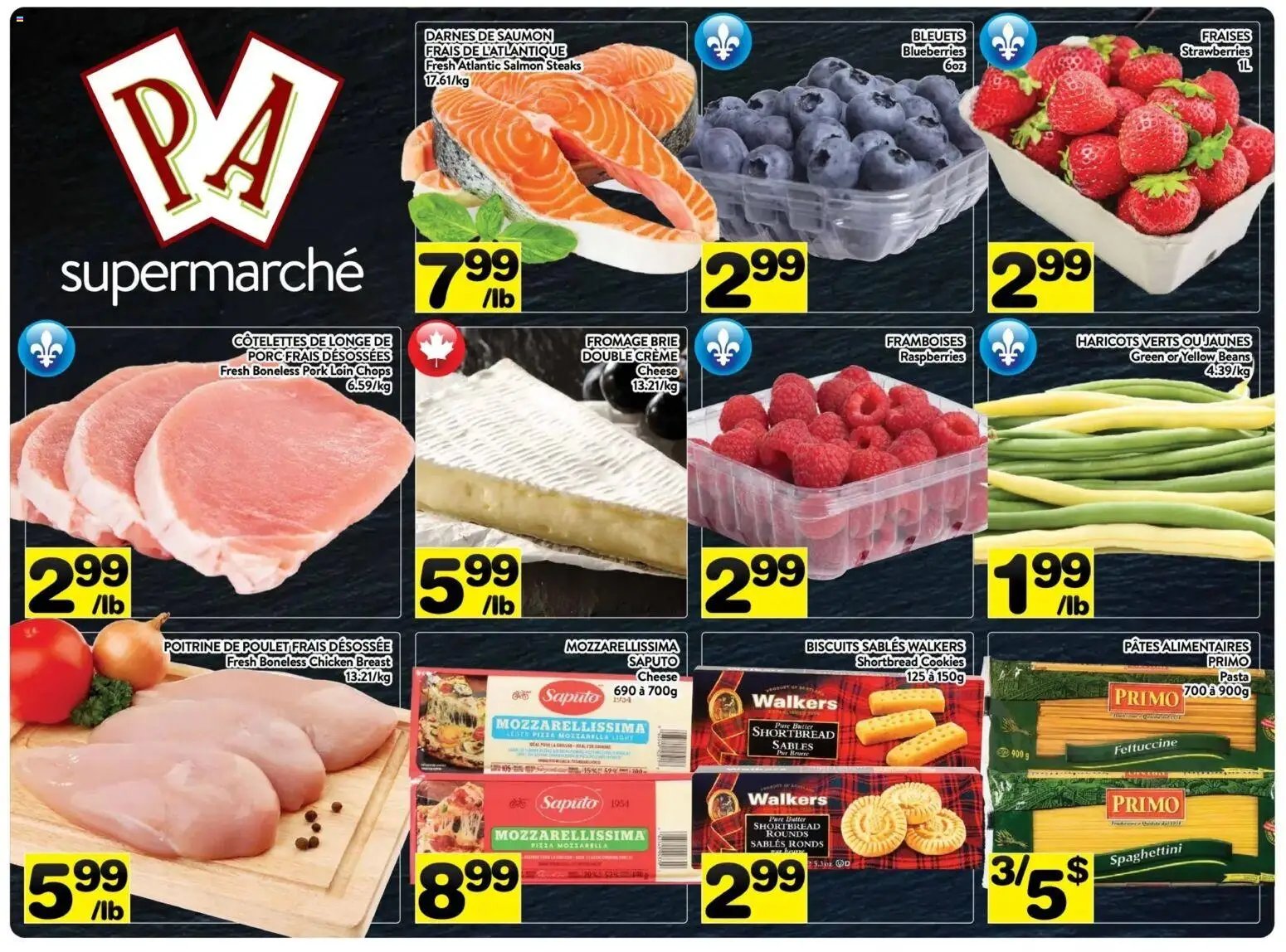 Pa Supermarché weekly flyer / circulaire