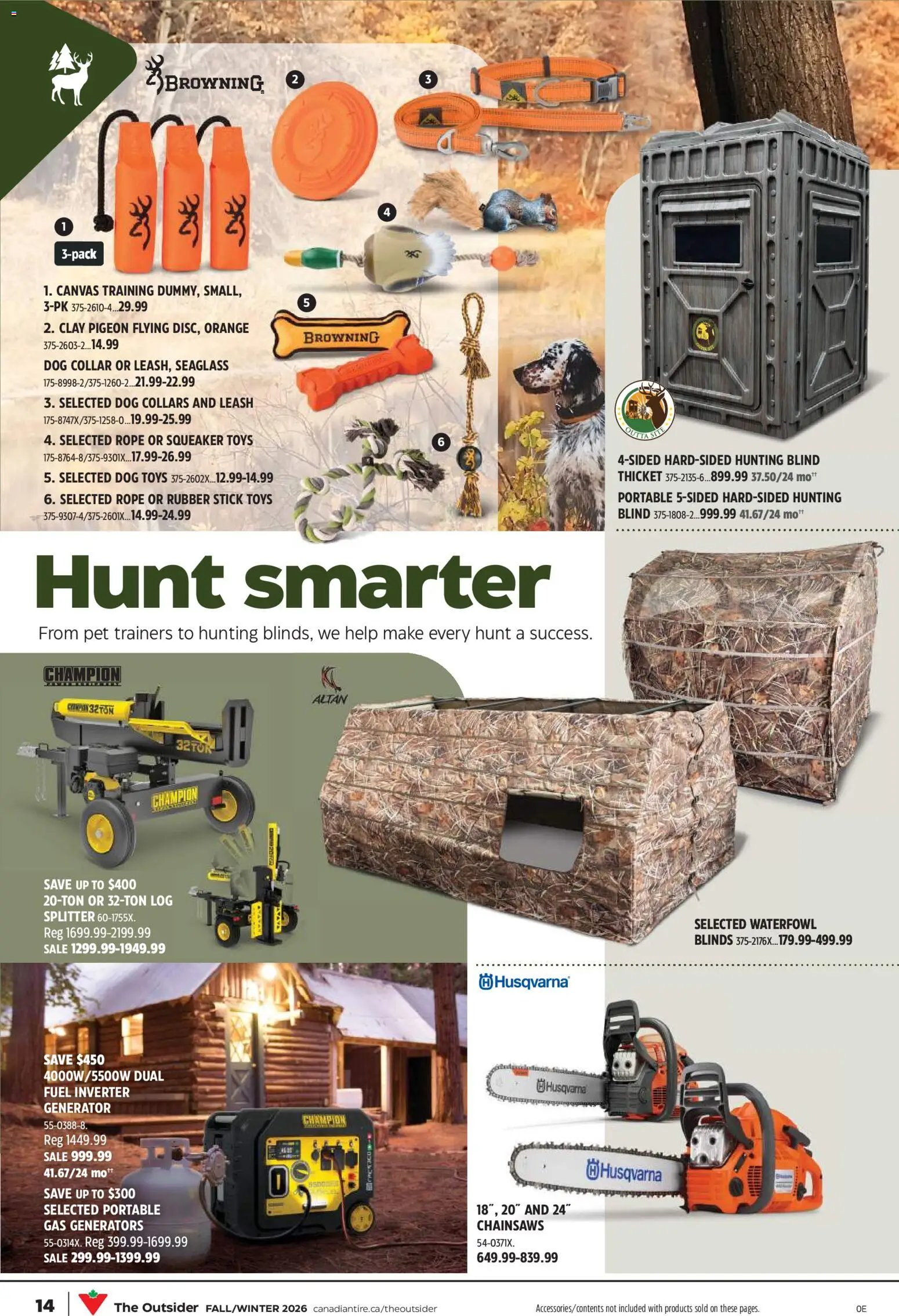 Canadian Tire flyer - The Outsider