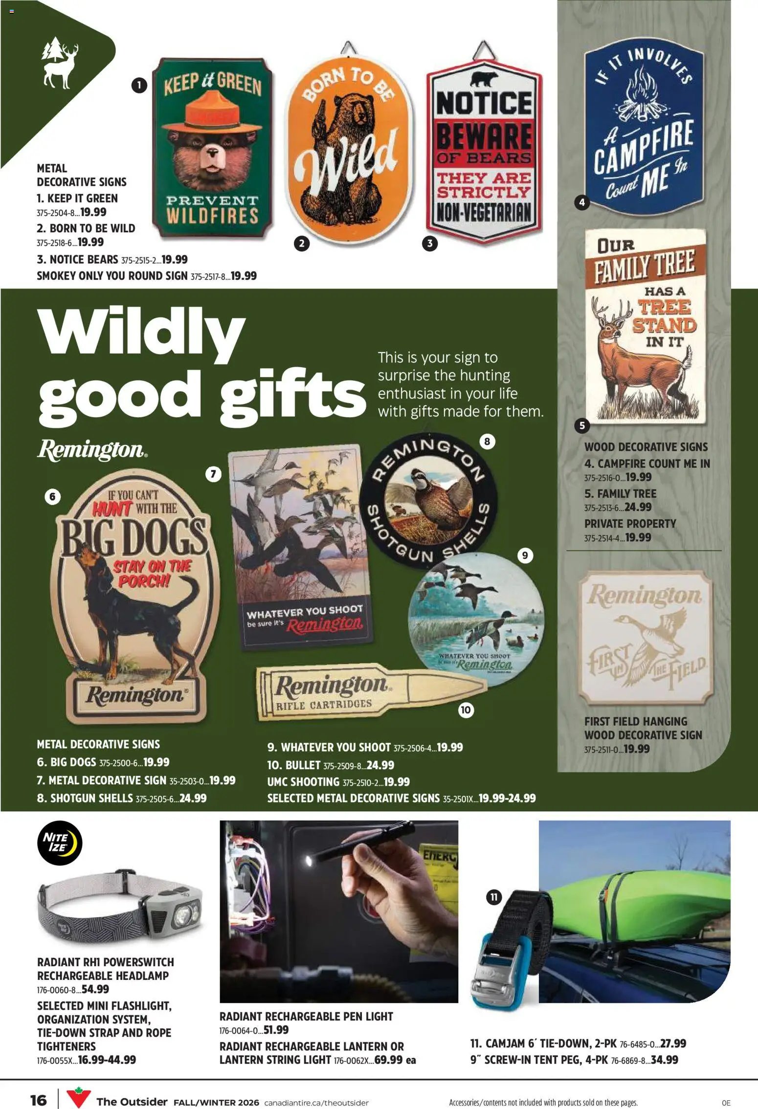 Canadian Tire flyer - The Outsider