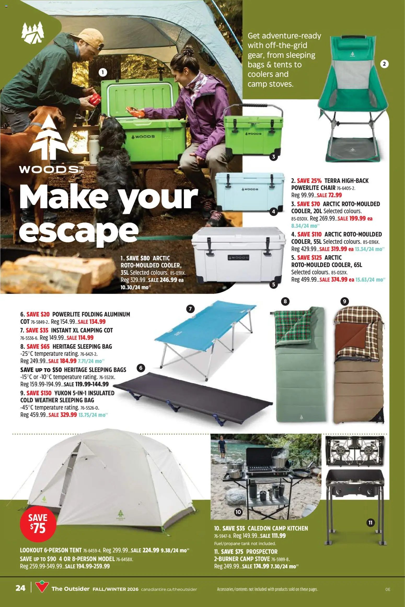 Canadian Tire flyer - The Outsider