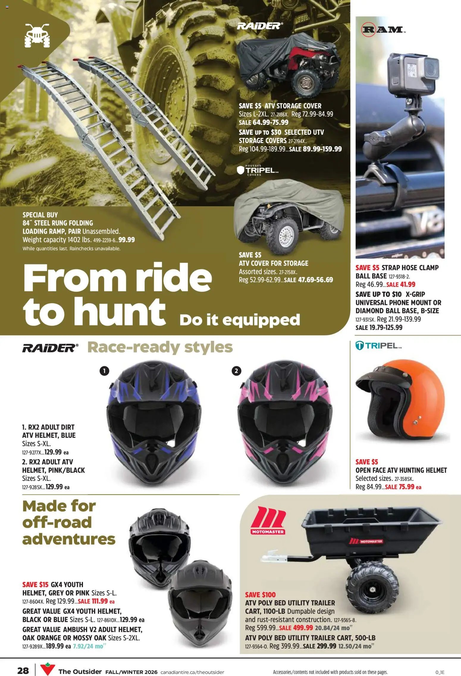 Canadian Tire flyer - The Outsider