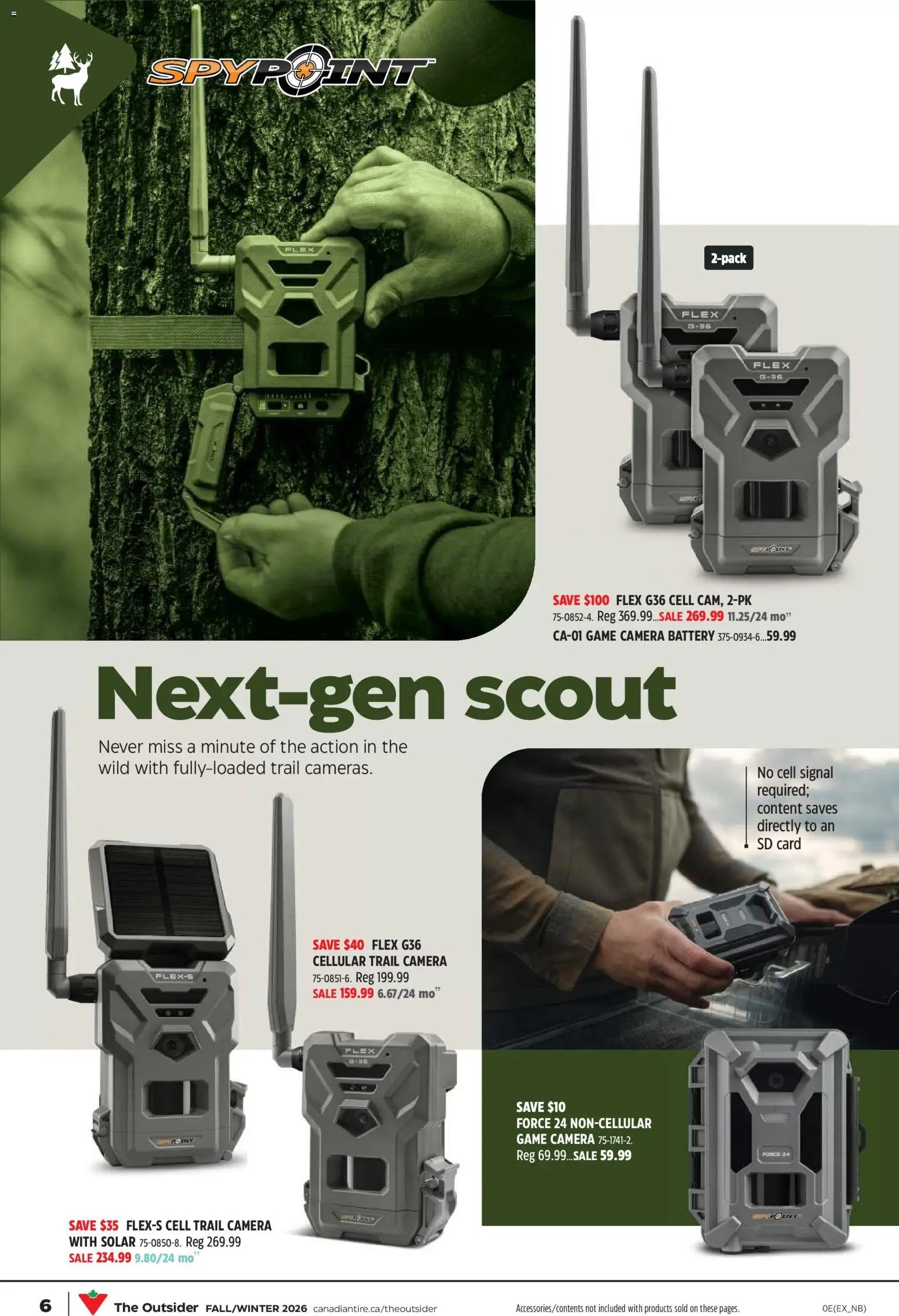 Canadian Tire flyer - The Outsider