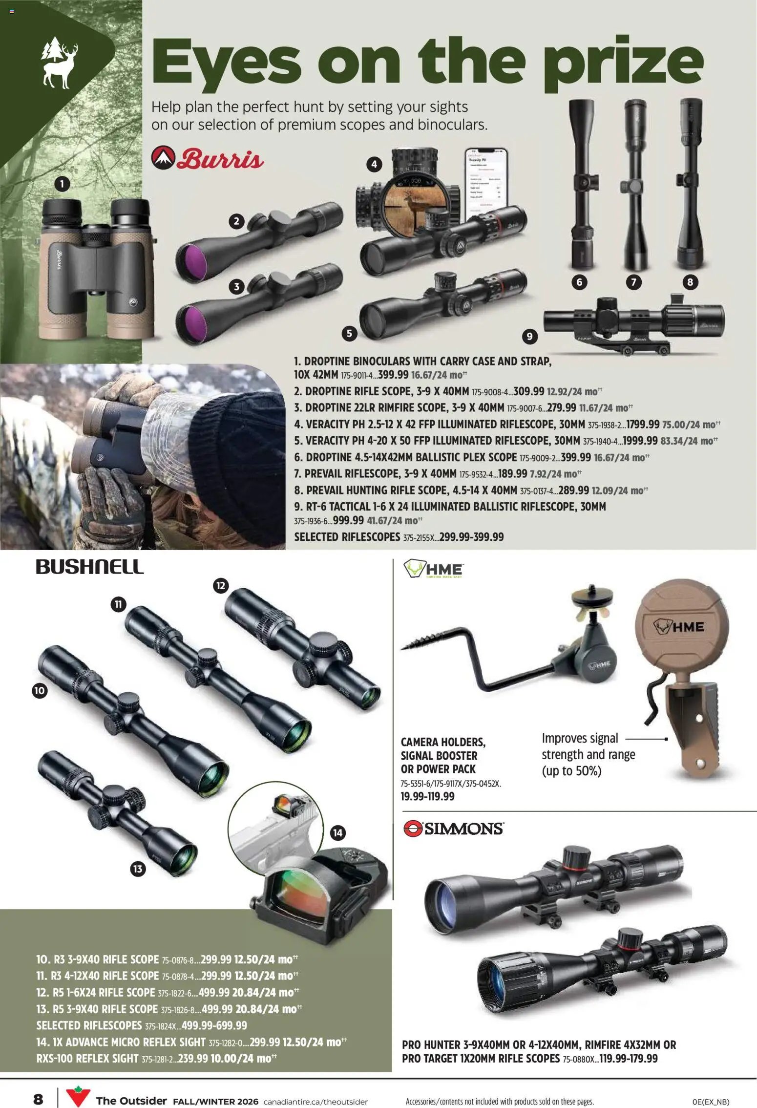 Canadian Tire flyer - The Outsider