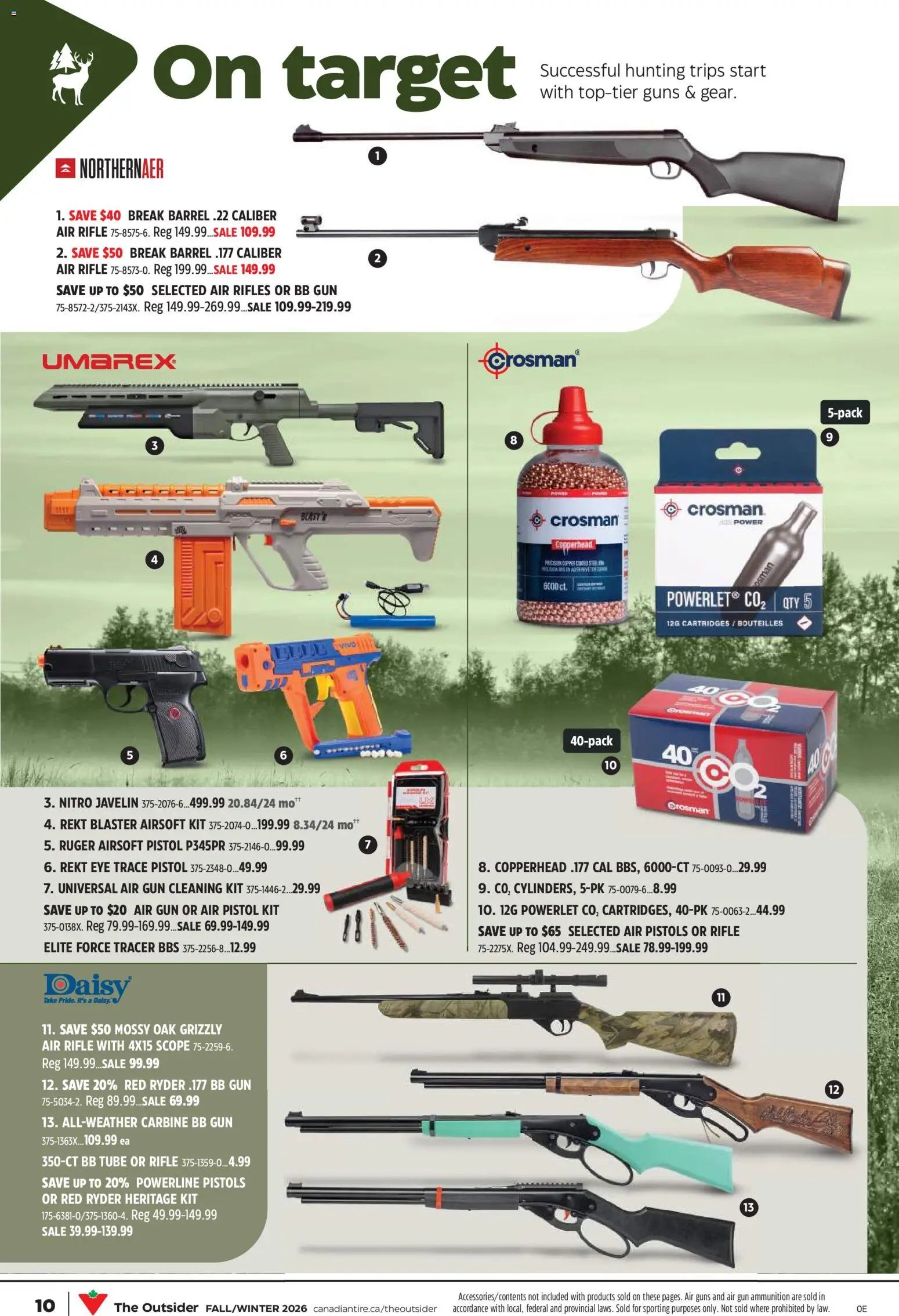 Canadian Tire flyer - The Outsider