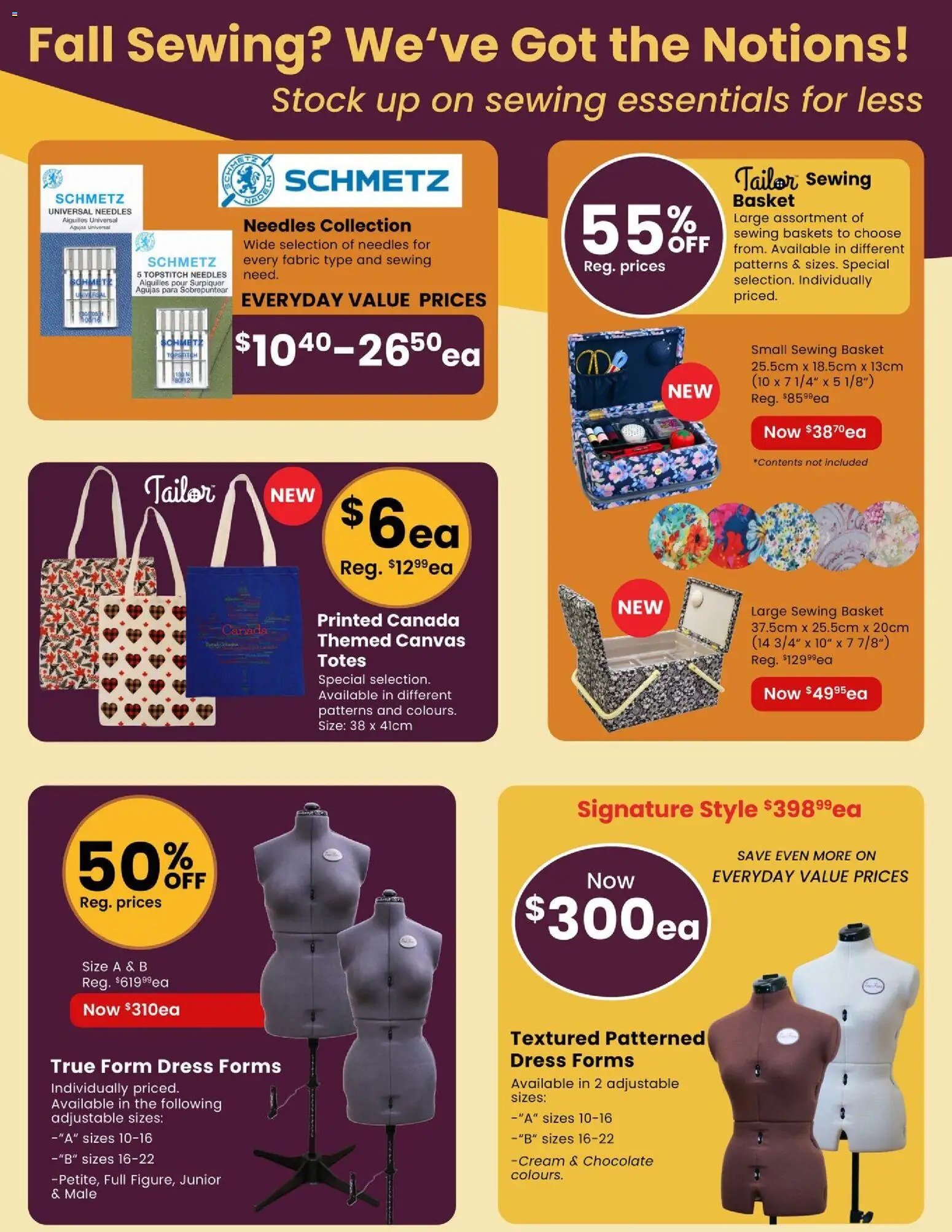 Fabricland weekly flyer / circulaire