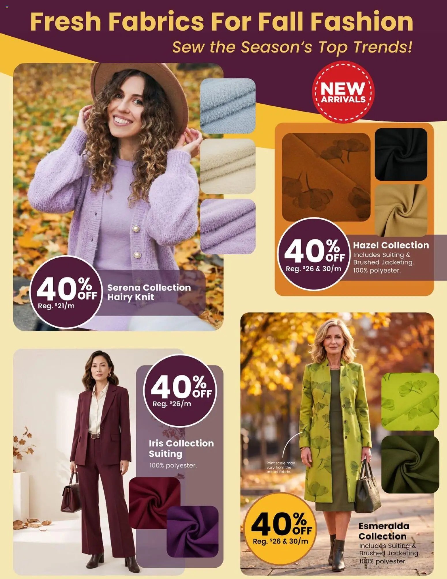 Fabricland weekly flyer / circulaire