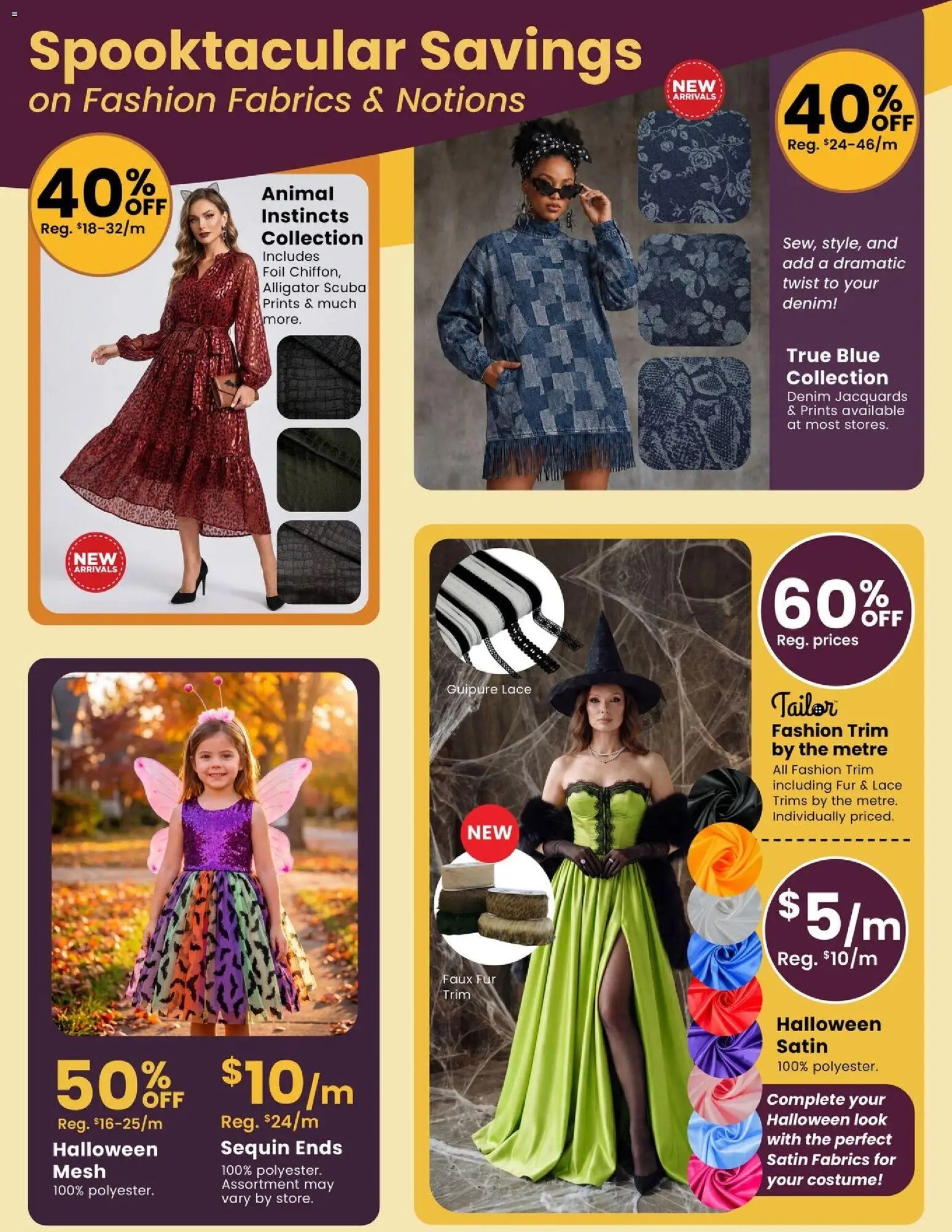 Fabricland weekly flyer / circulaire