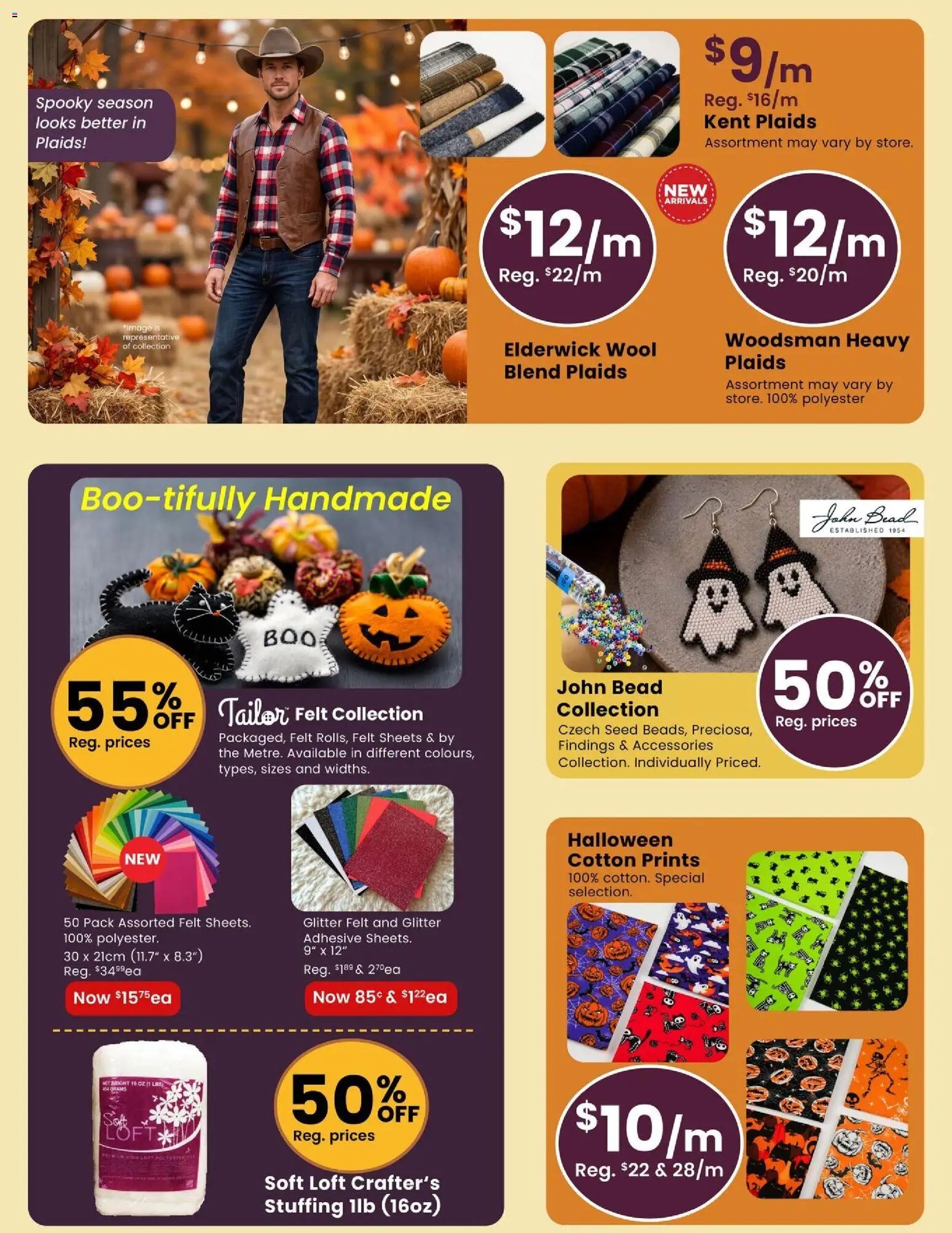 Fabricland weekly flyer / circulaire